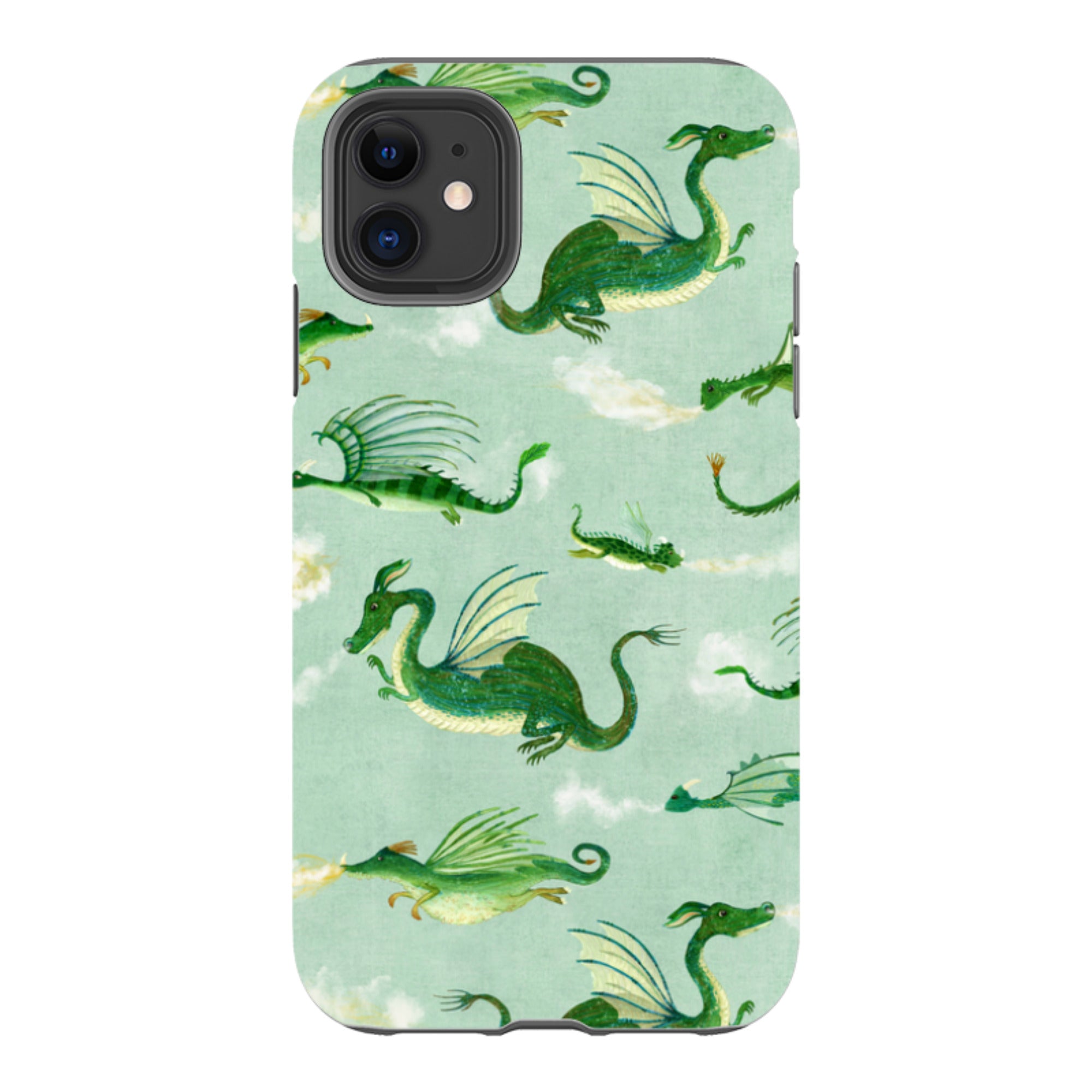 iPhone Tough Case - Dragons By Katherine Quinn