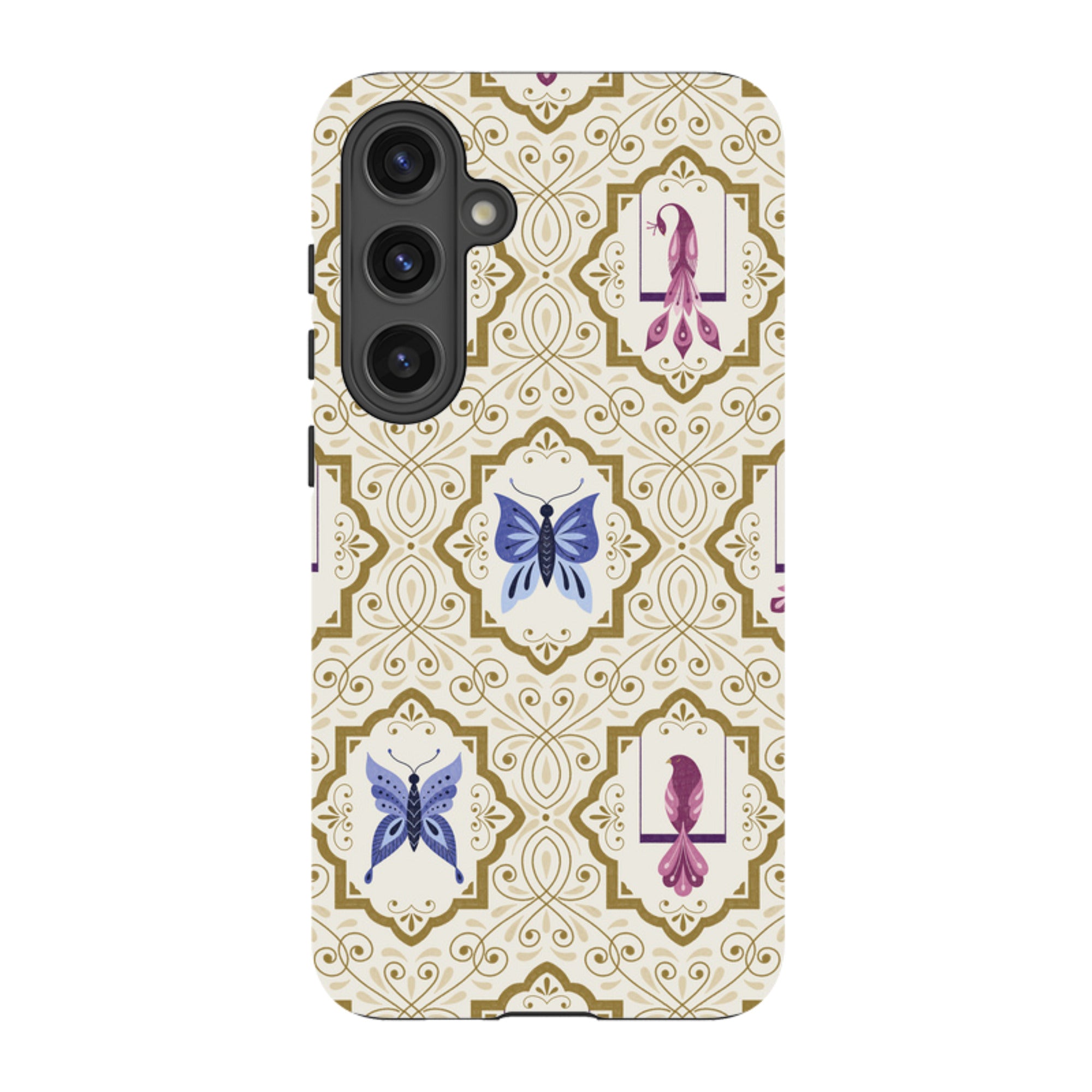 Samsung Tough Case - Wingframes Ivory By Jenny Zemanek