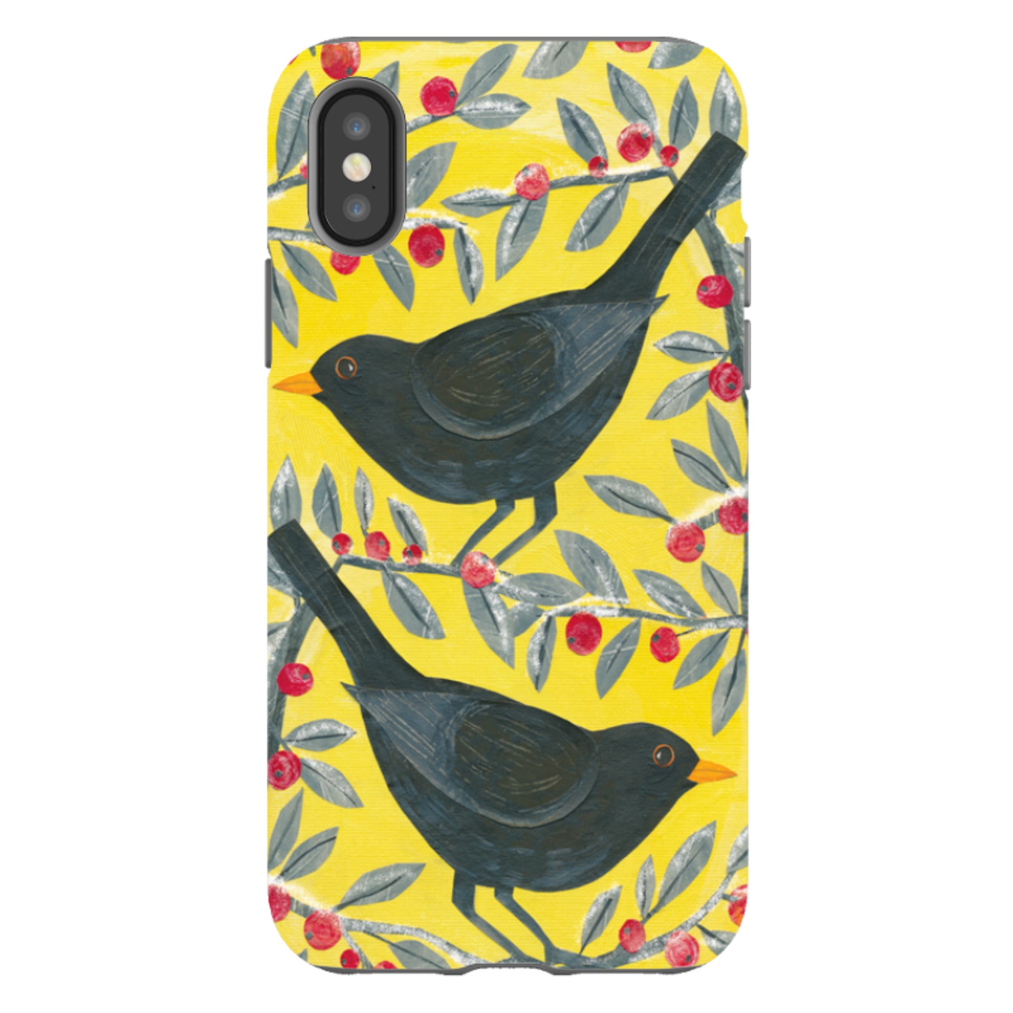 iPhone Tough Case - Blackbird By Tracey English