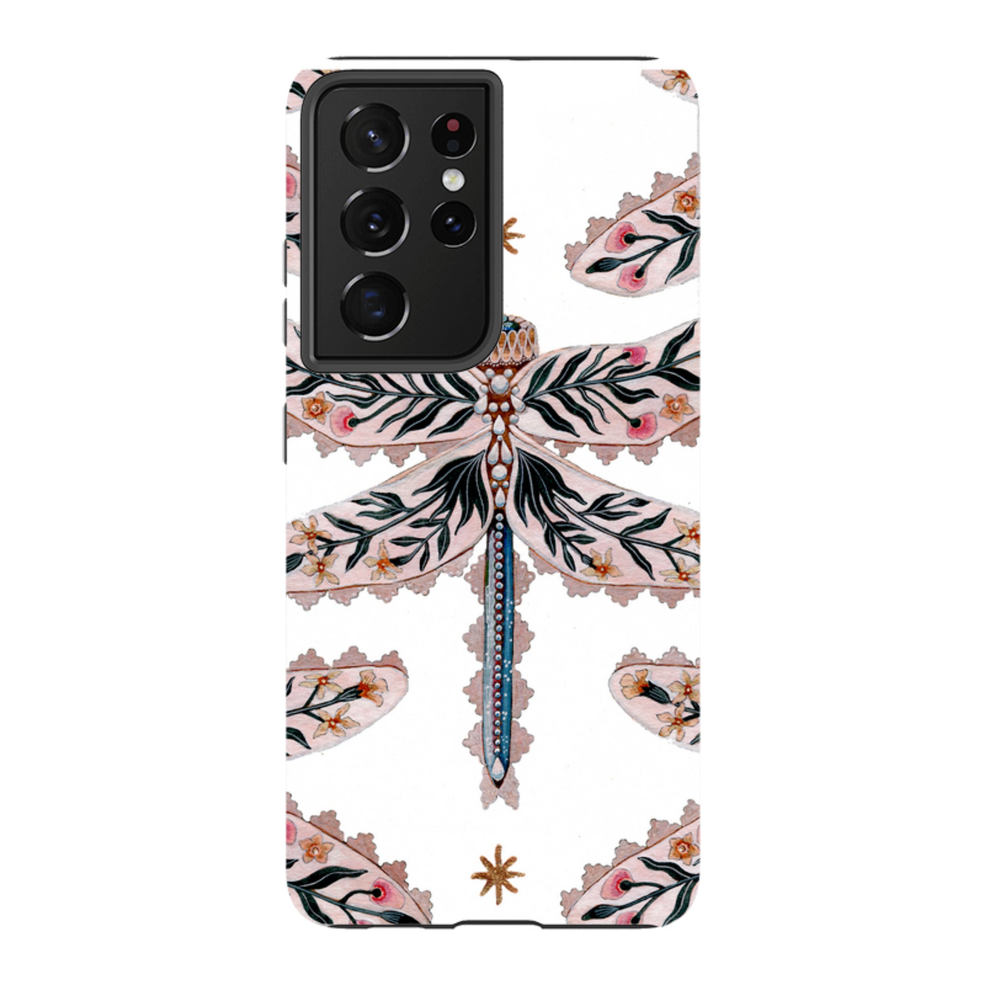 Samsung Tough Case - Dragonfly Pattern By Maria Matos