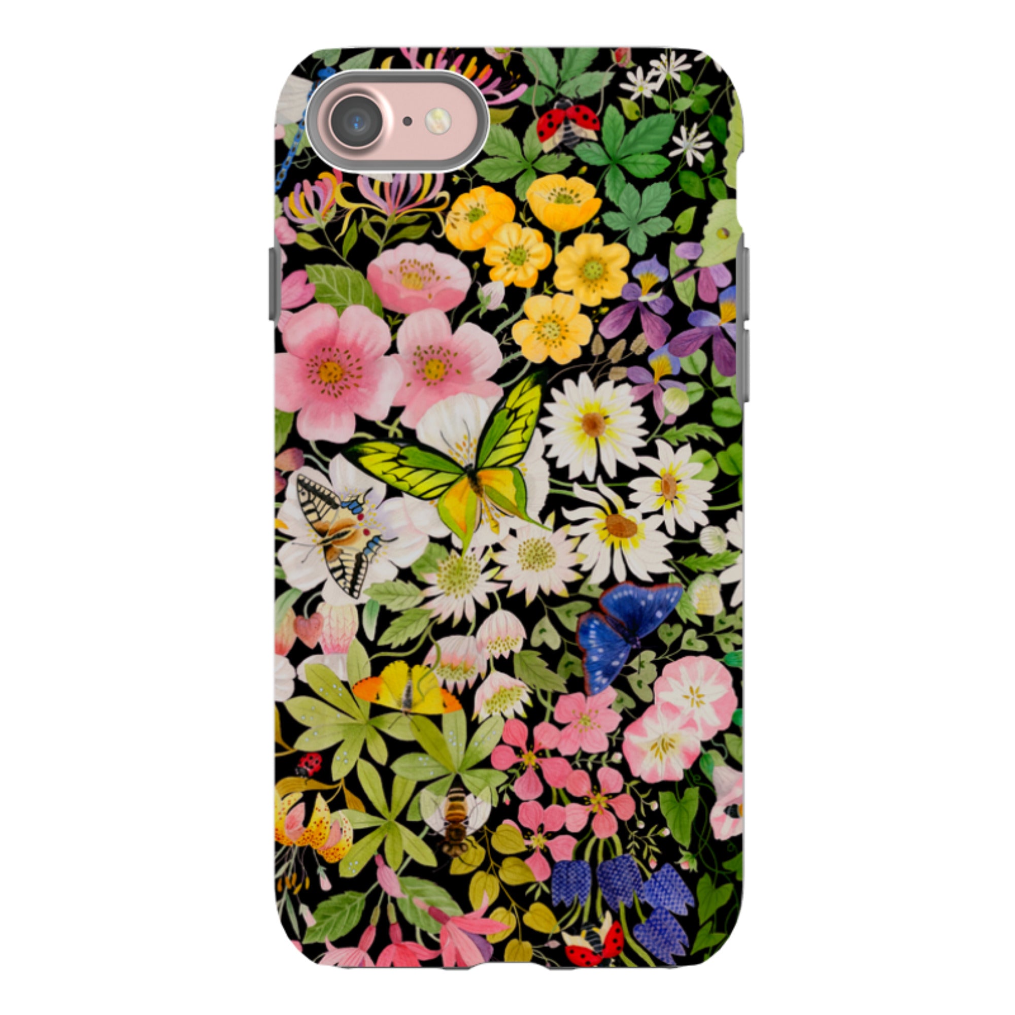 iPhone Tough Case - Wild Flowers By Bex Parkin