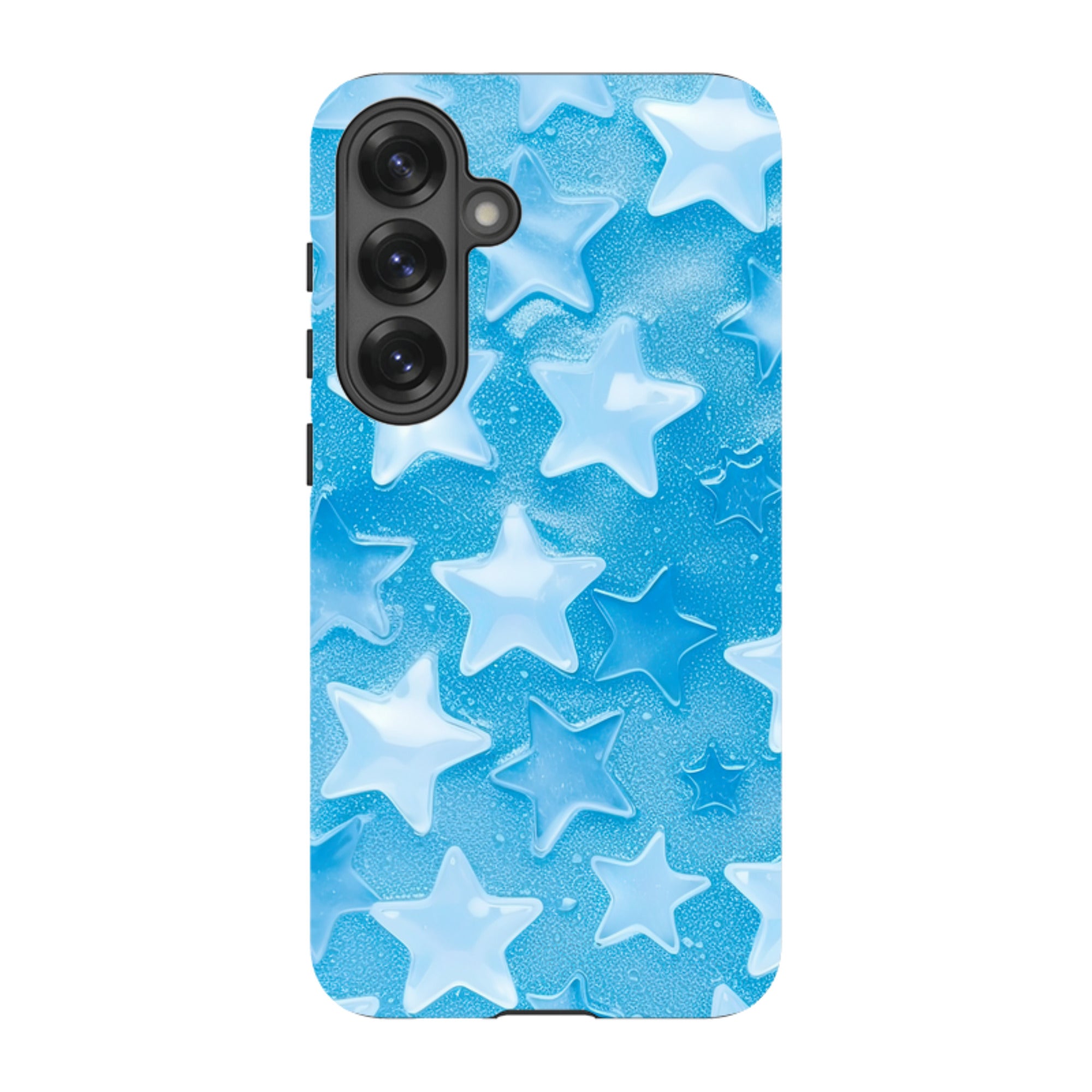 Samsung Tough Case - Blue Stars I  (Case Does Not Glitter)