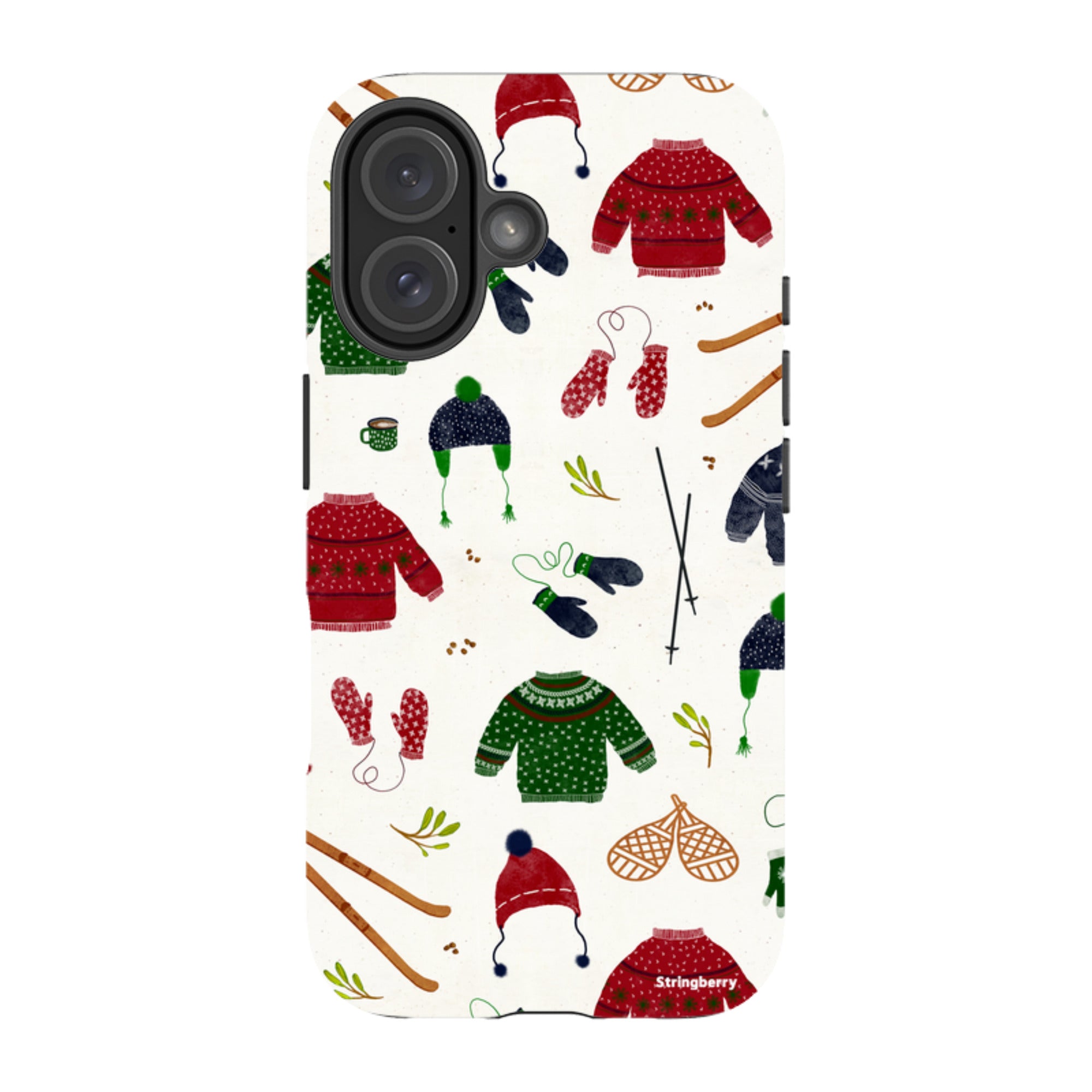 iPhone Tough Case - Winter Clothes By Katherine Quinn