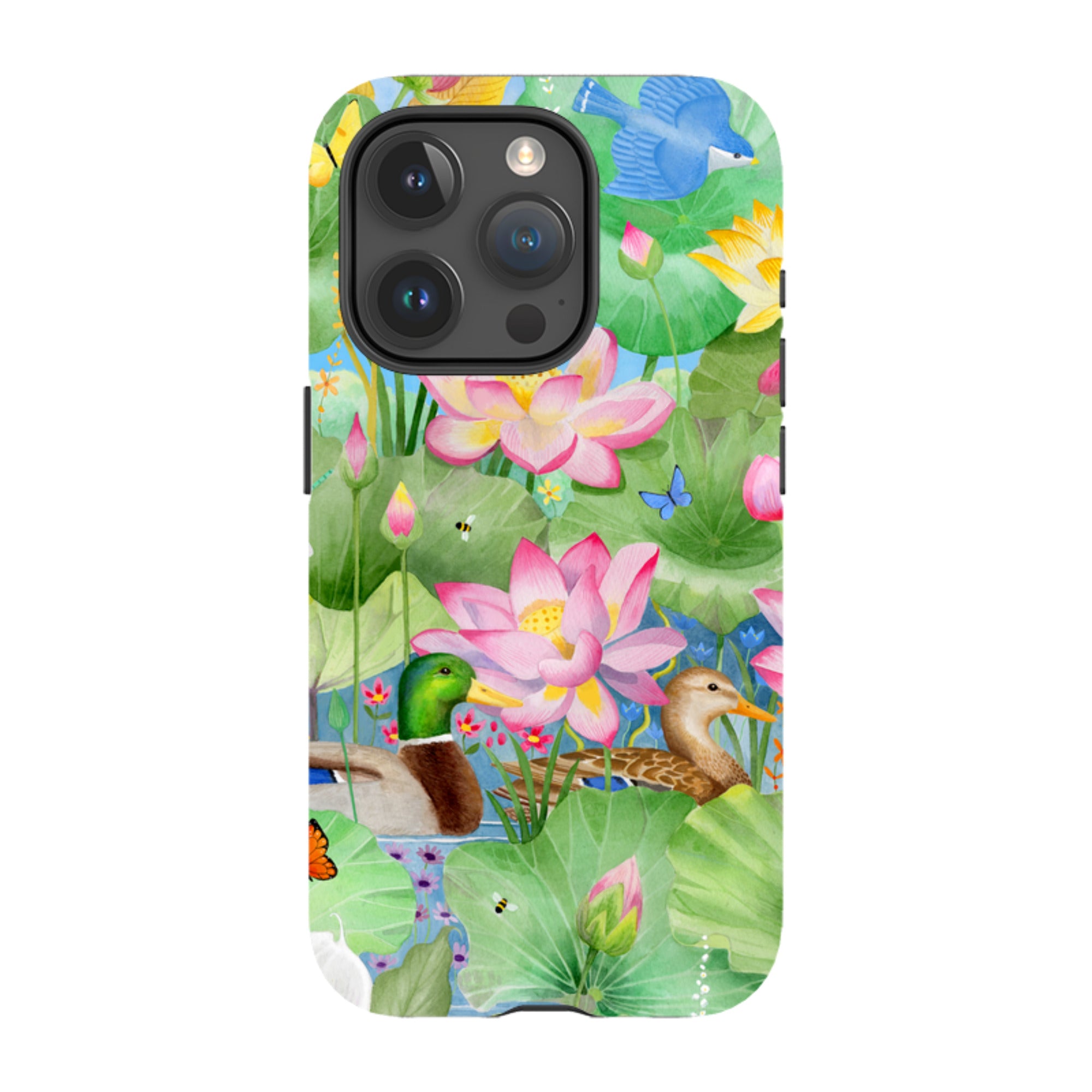 iPhone MagSafe Tough Case -  Waterlily Pond By Bex Parkin