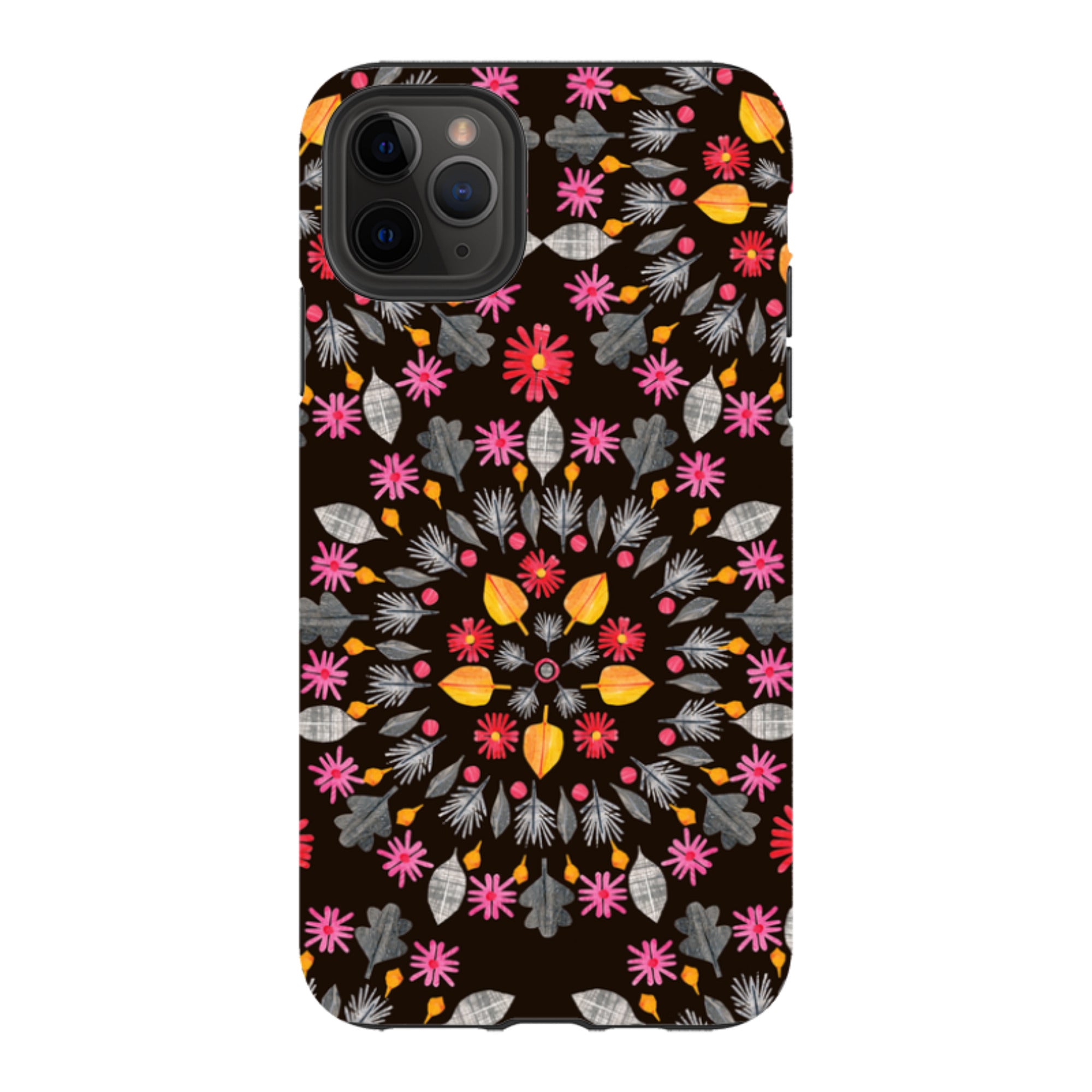 iPhone Tough Case - Autumn Mandala By Tracey English
