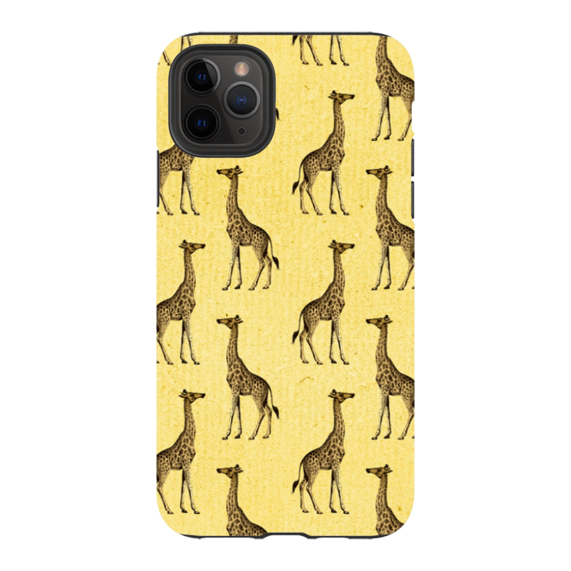 iPhone Tough Case - Yellow Giraffe
