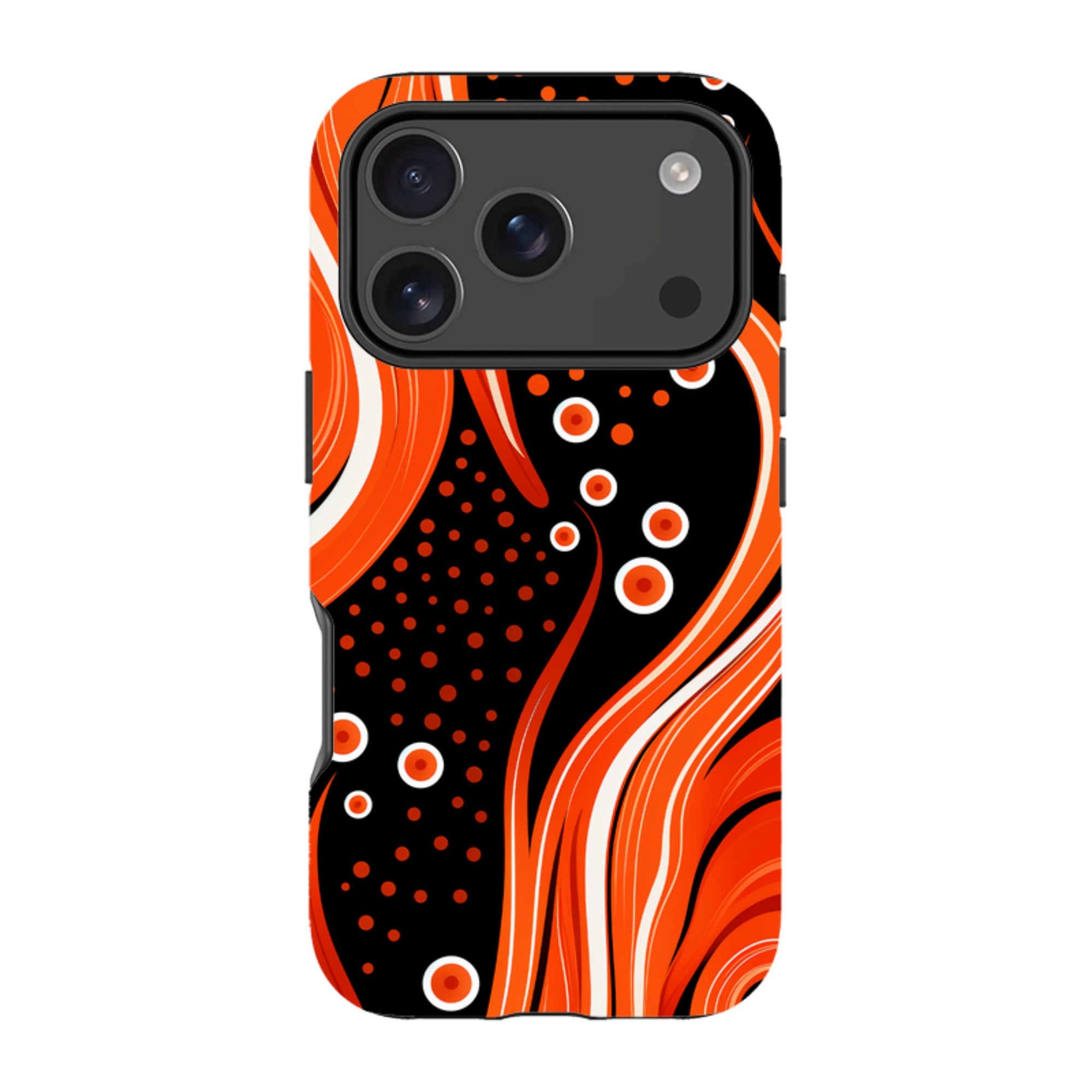 iPhone Tough Case -Red Wave Stars