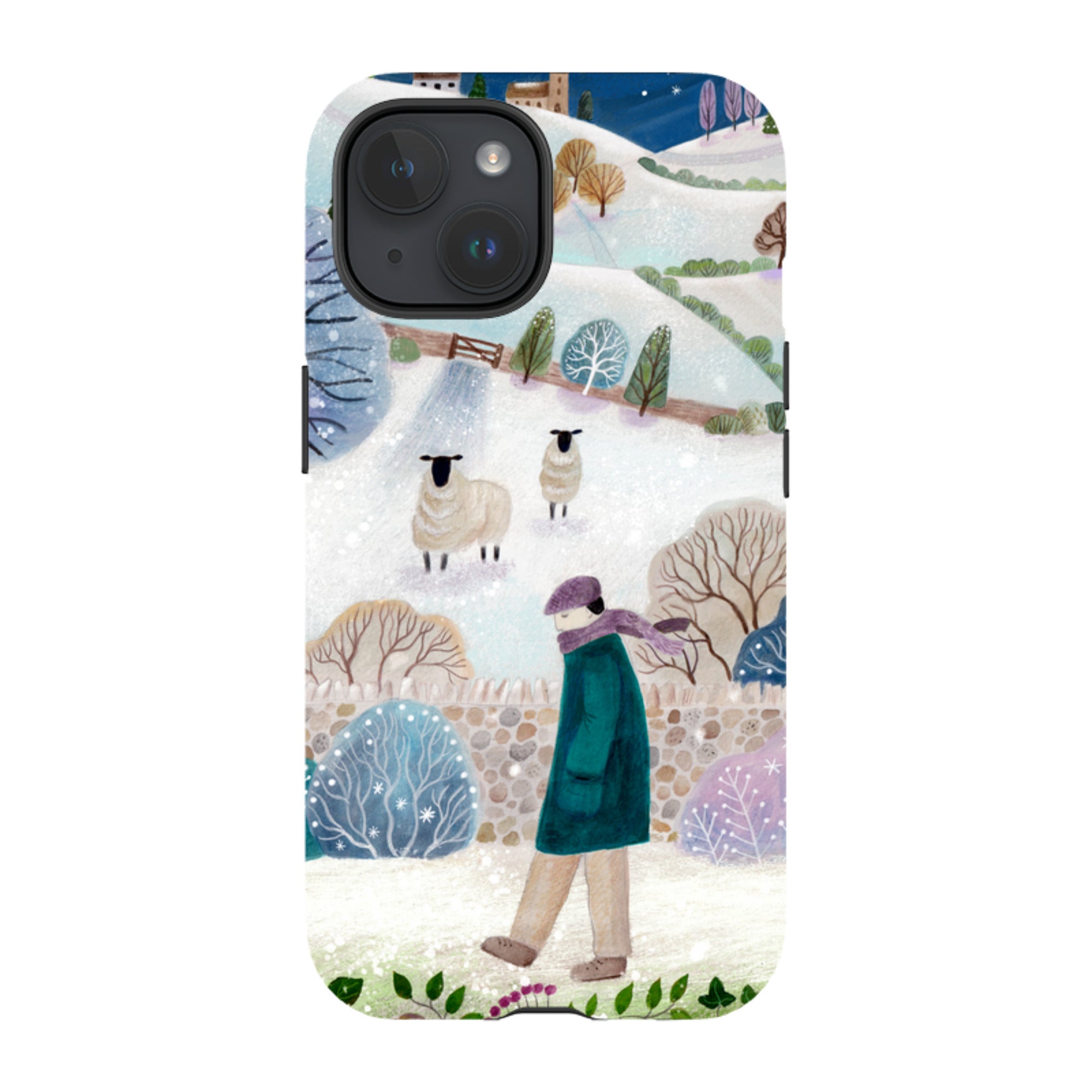 iPhone MagSafe Tough Case -  Across Snowy Fields By Bex Parkin