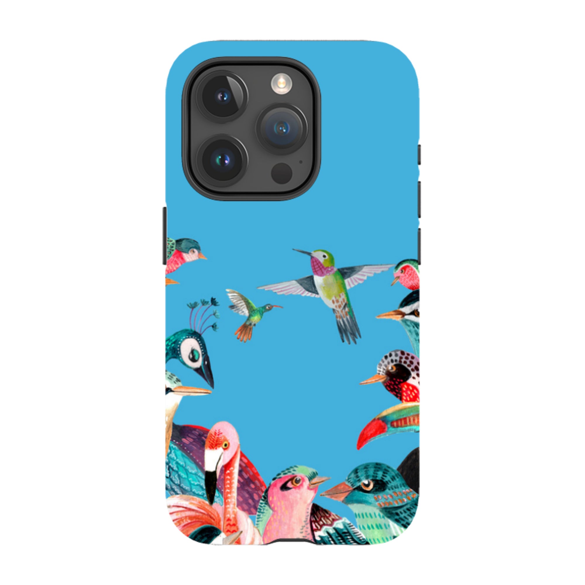iPhone Tough Case - Blue Birds By Caroline Bonne Muller