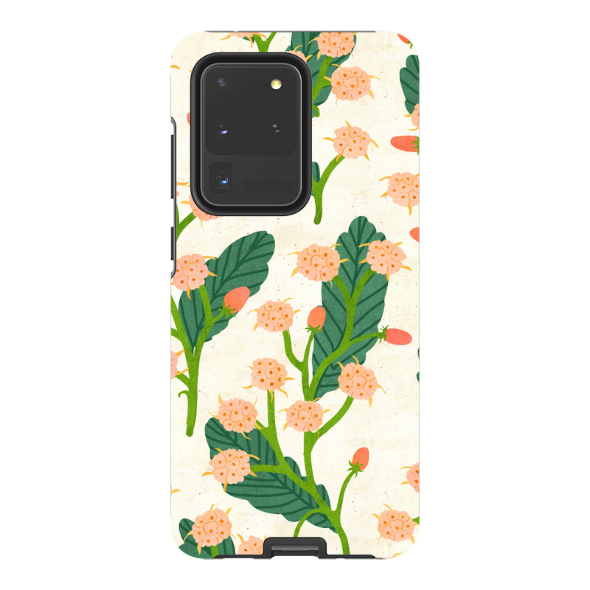 Samsung Tough Case - Summer Seeds Cream By Katherine Quinn