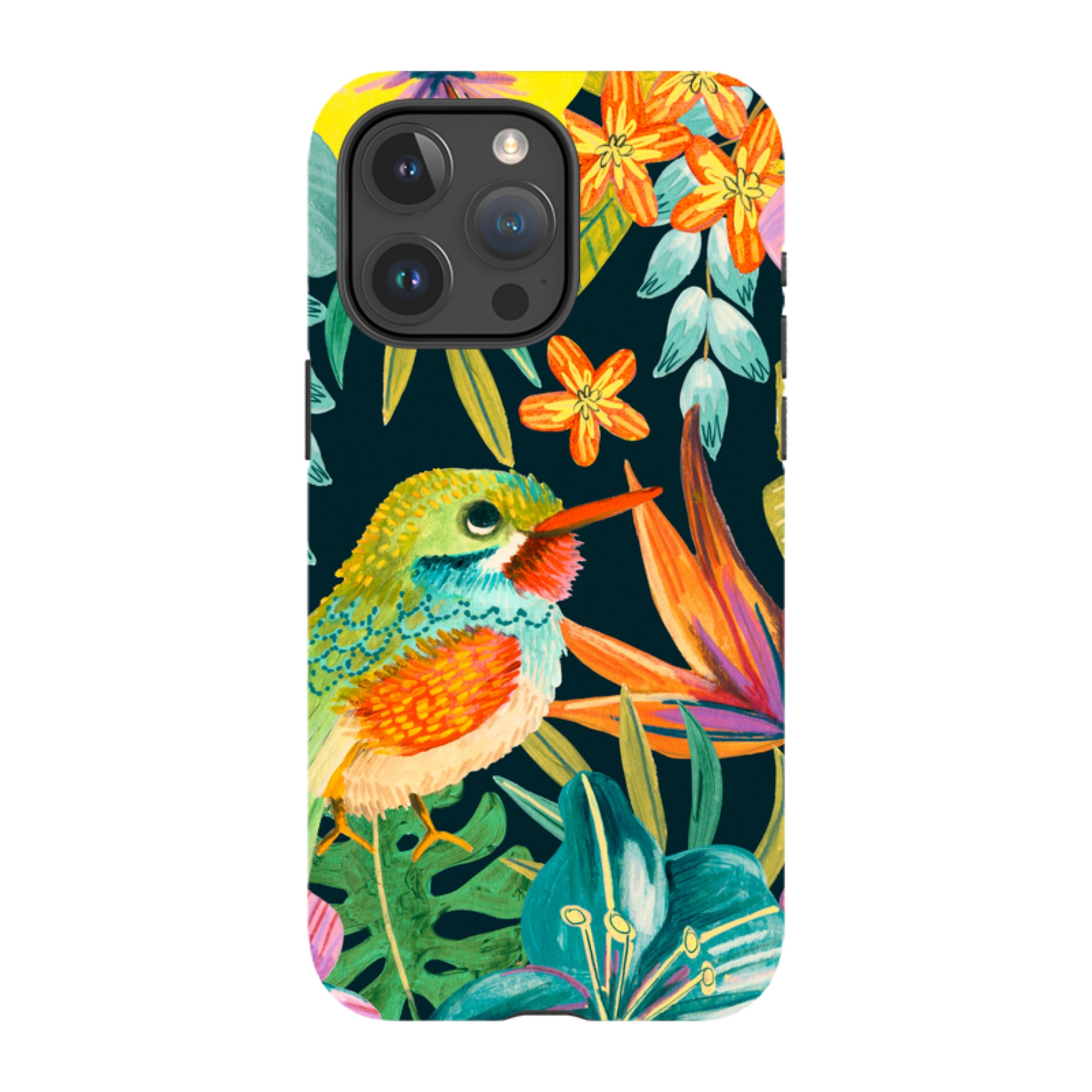 iPhone Tough Case - Tropical Bird By Caroline Bonne Muller