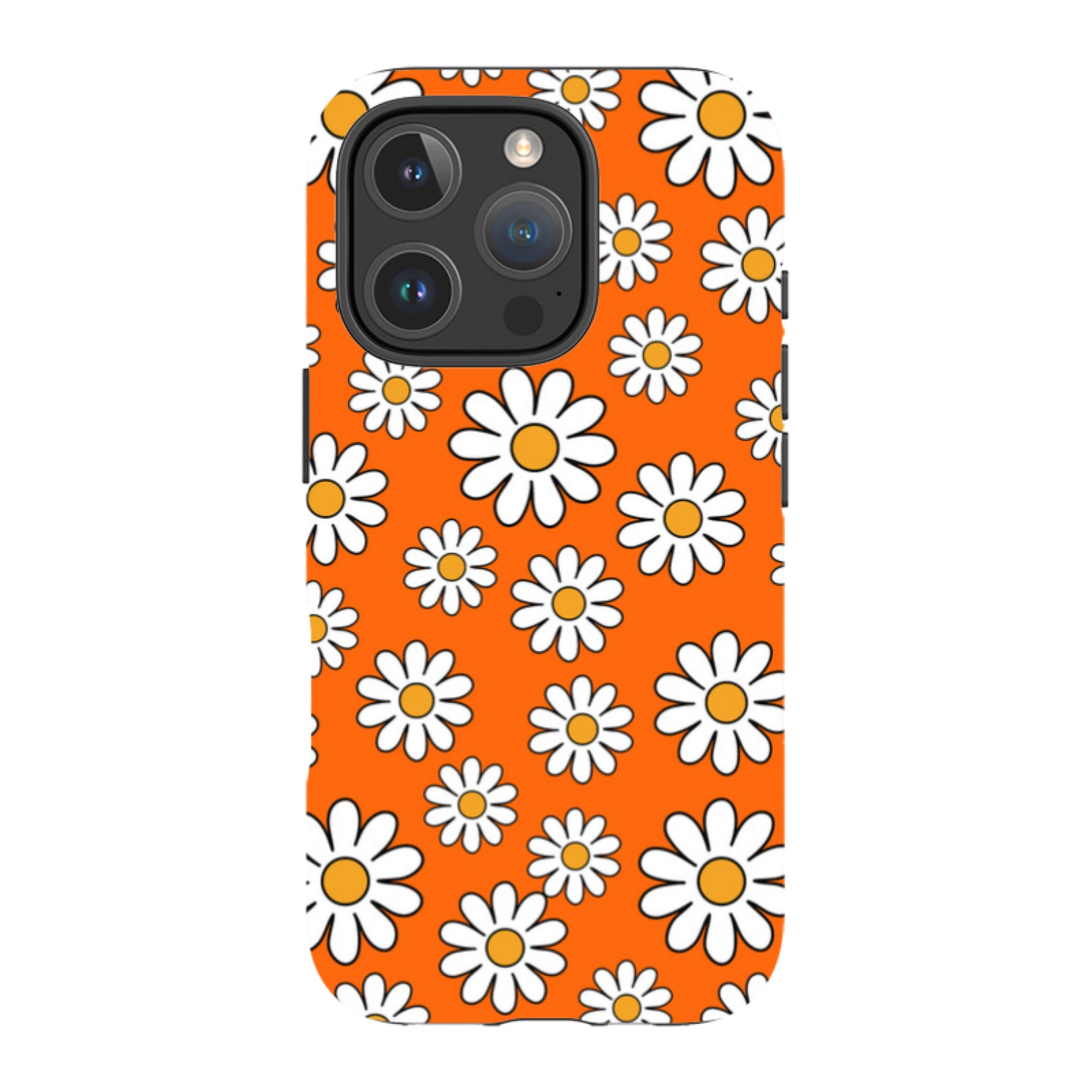 iPhone Tough Case - Orange Daisies
