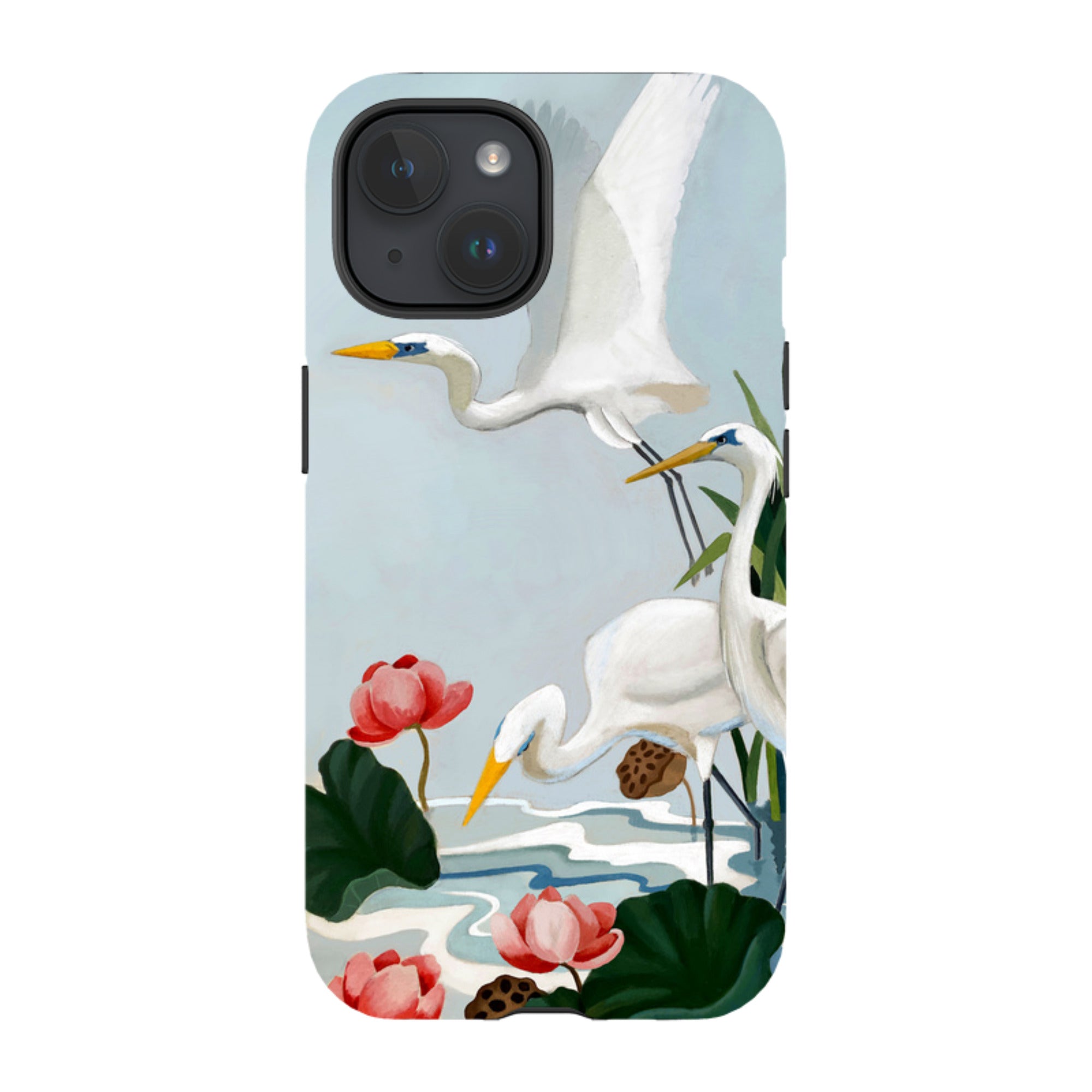 iPhone Tough Case - Egrets And Lillie's By Bex Parkin