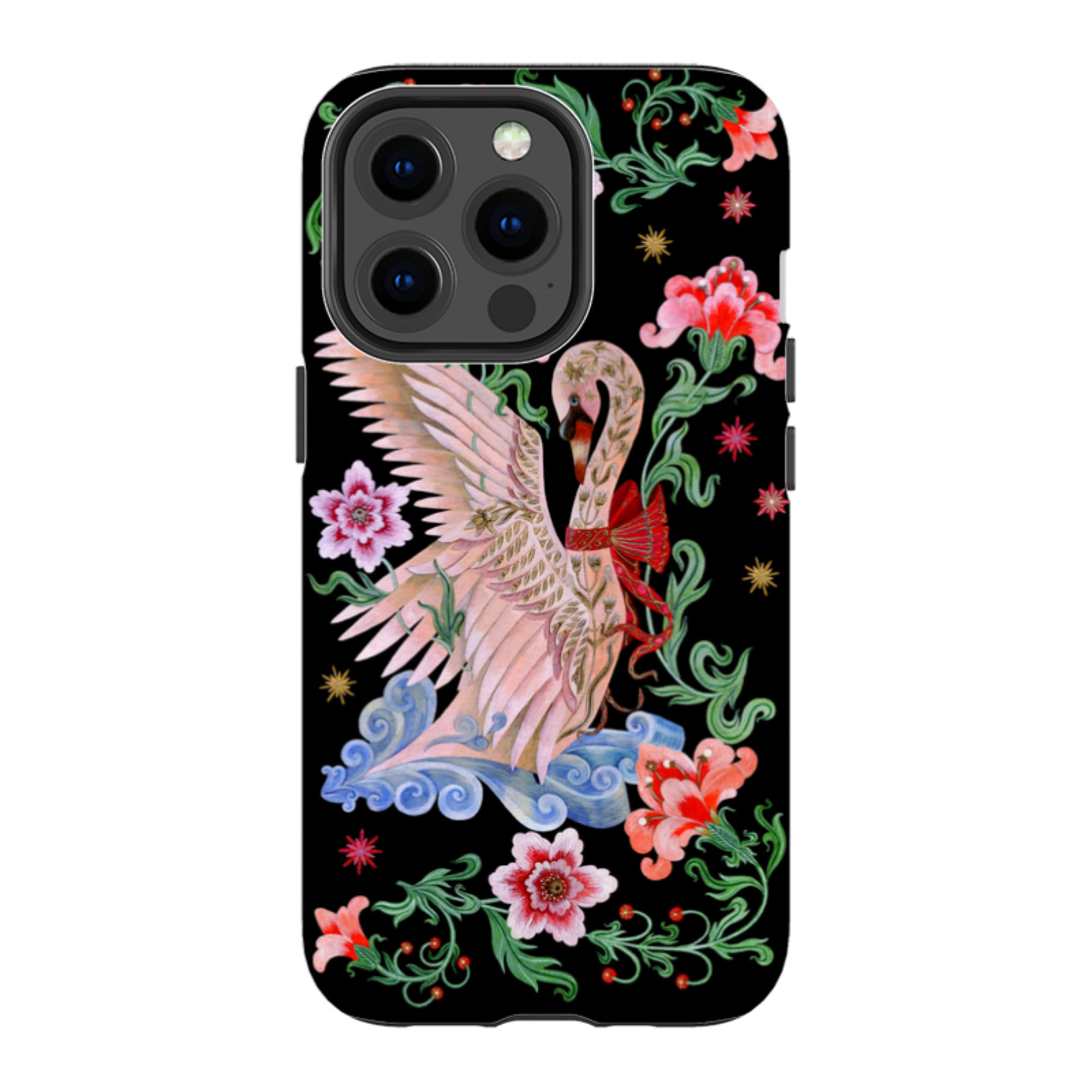 iPhone Tough  Case - Seven Swans A Swimming By Maria Matos