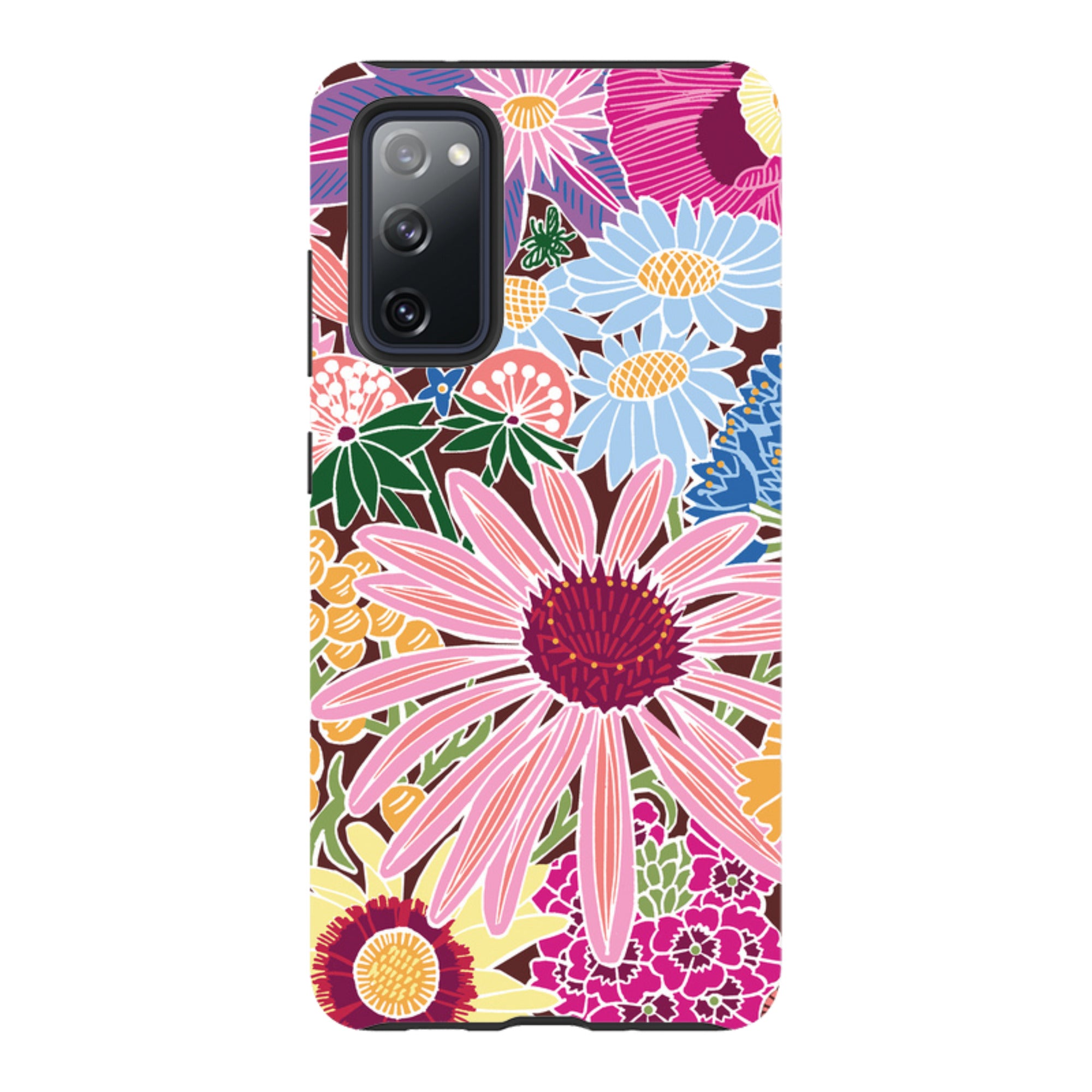 Samsung Tough Case - Jigsaw Floral 1 By kate Heiss