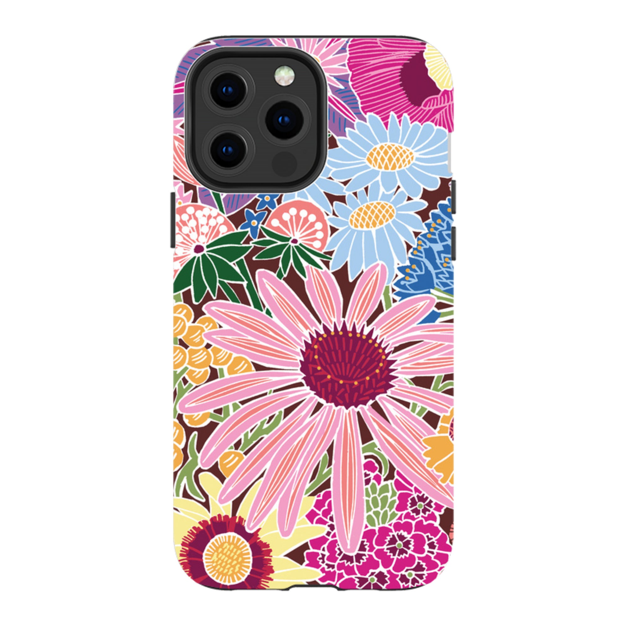 iPhone Tough Case - Jigsaw Floral 1 By Kate Heiss