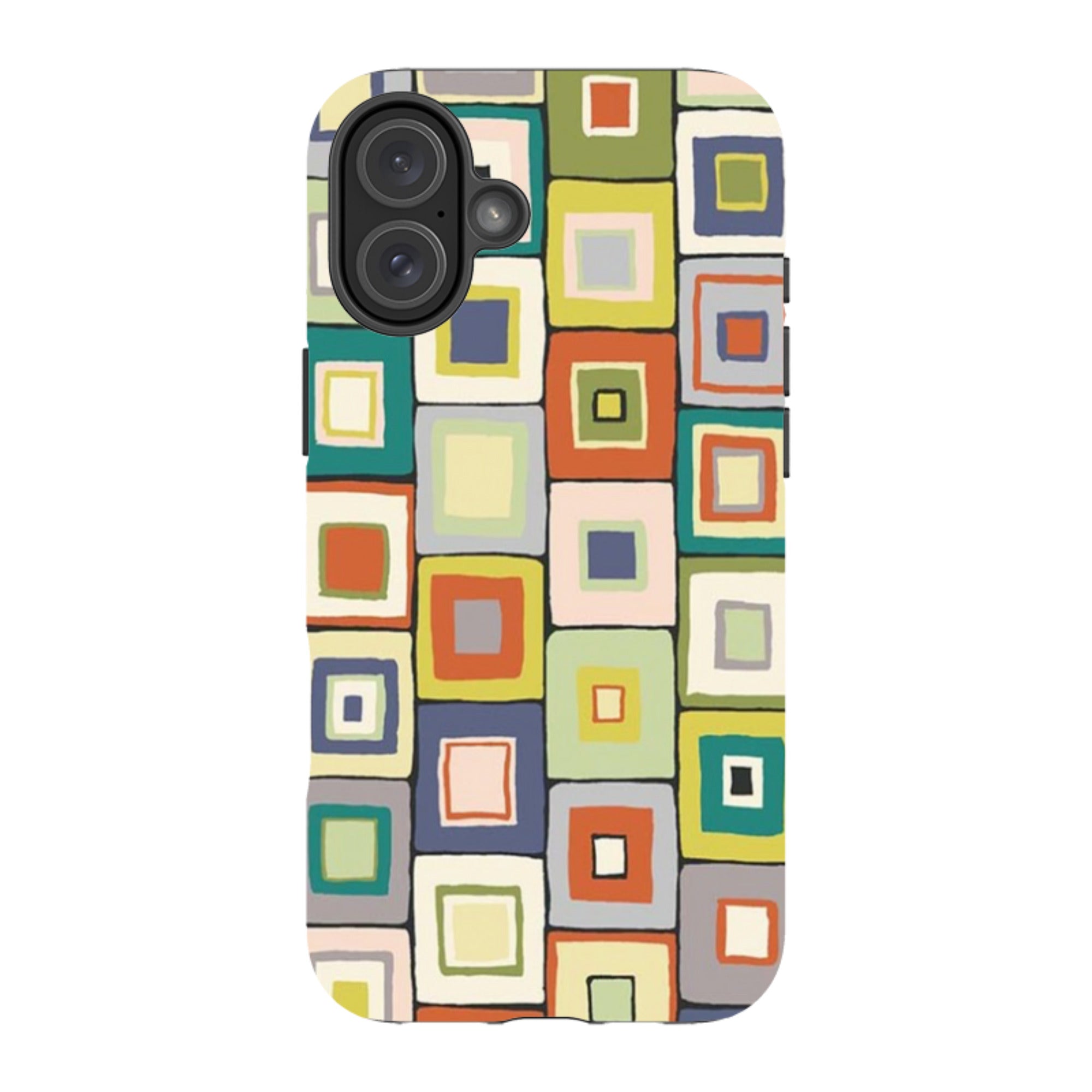 iPhone Tough Case - Atelier Blanket Squares Urbane By Sarah Campbell