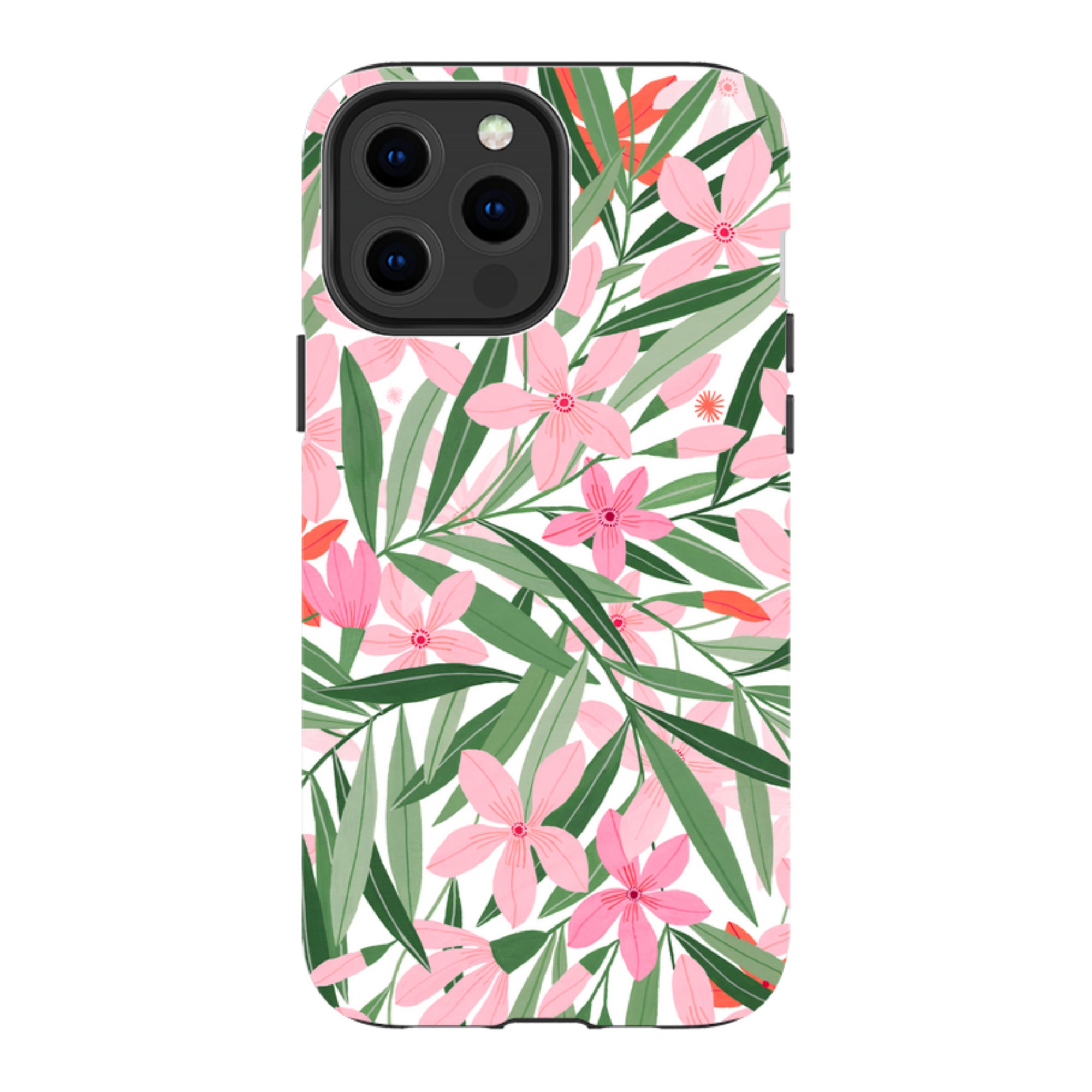 iPhone Tough Case - Oleandro Pattern By Madalina Andronic