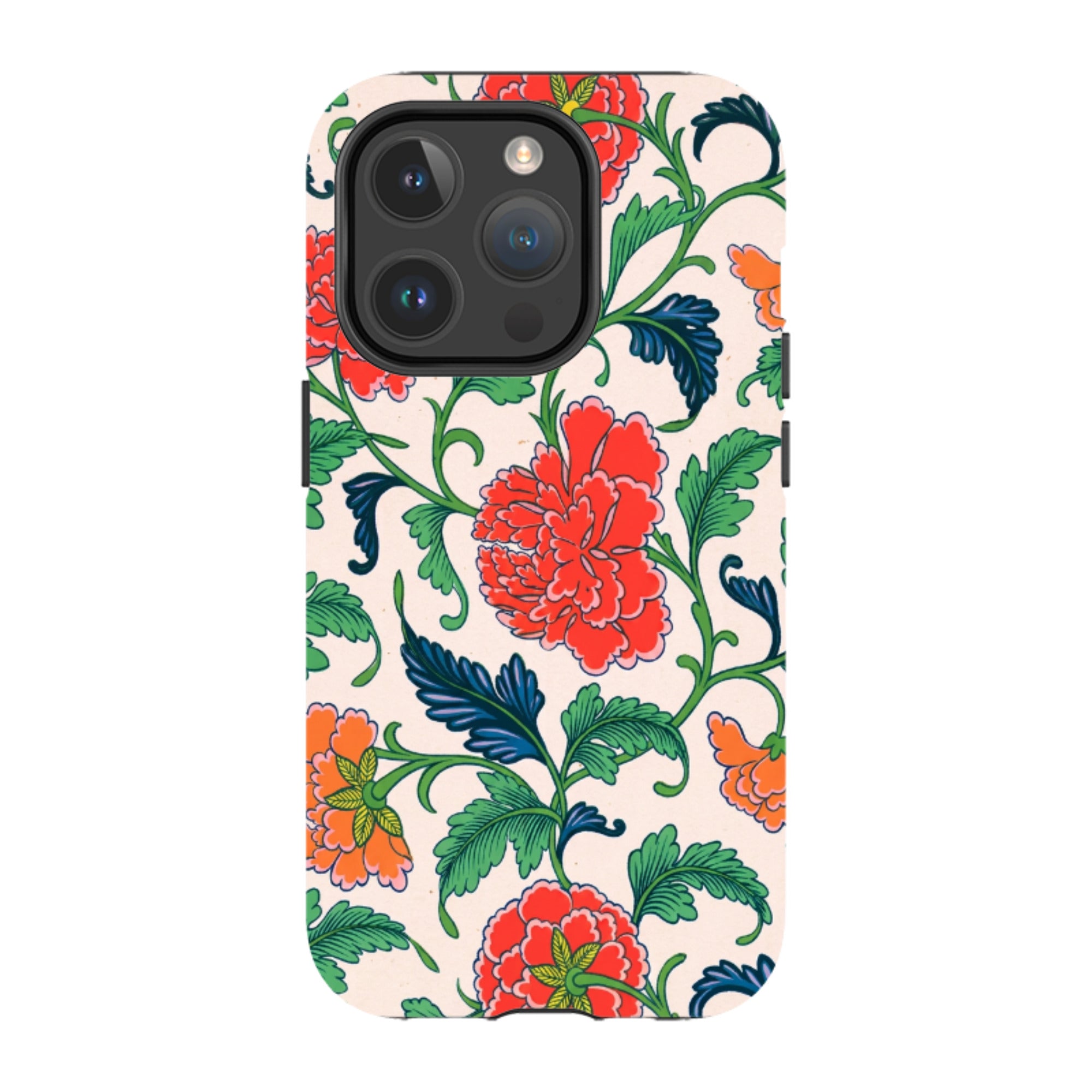 iPhone MagSafe Tough Case - Vintage Peony Floral