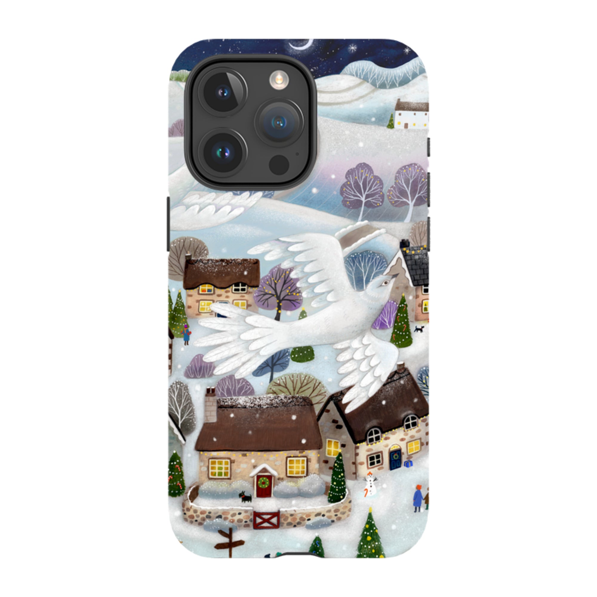 iPhone Tough Case - Advent Doves By Bex Parkin