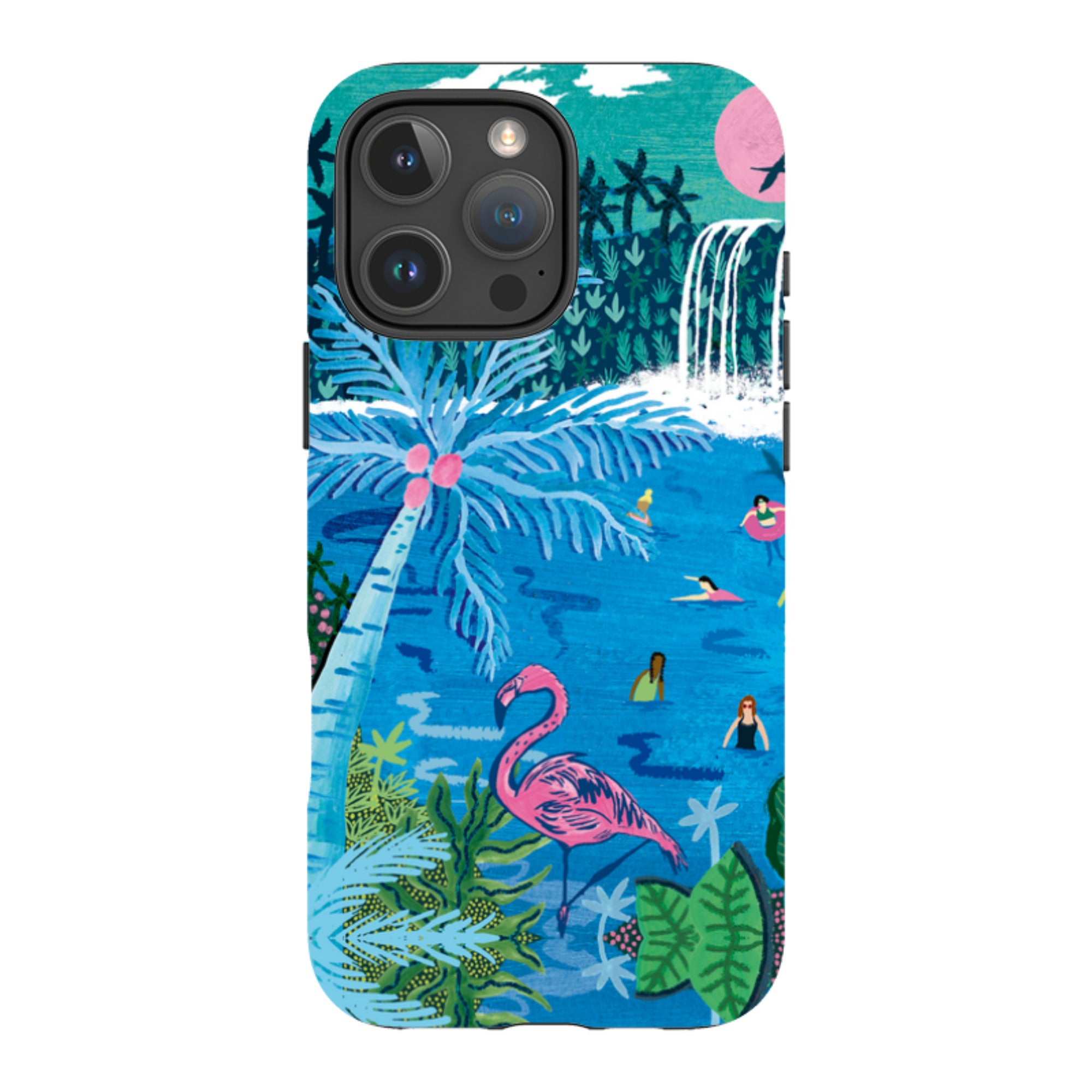 iPhone Tough Case - Palm Pool III By Emma Frances Grant