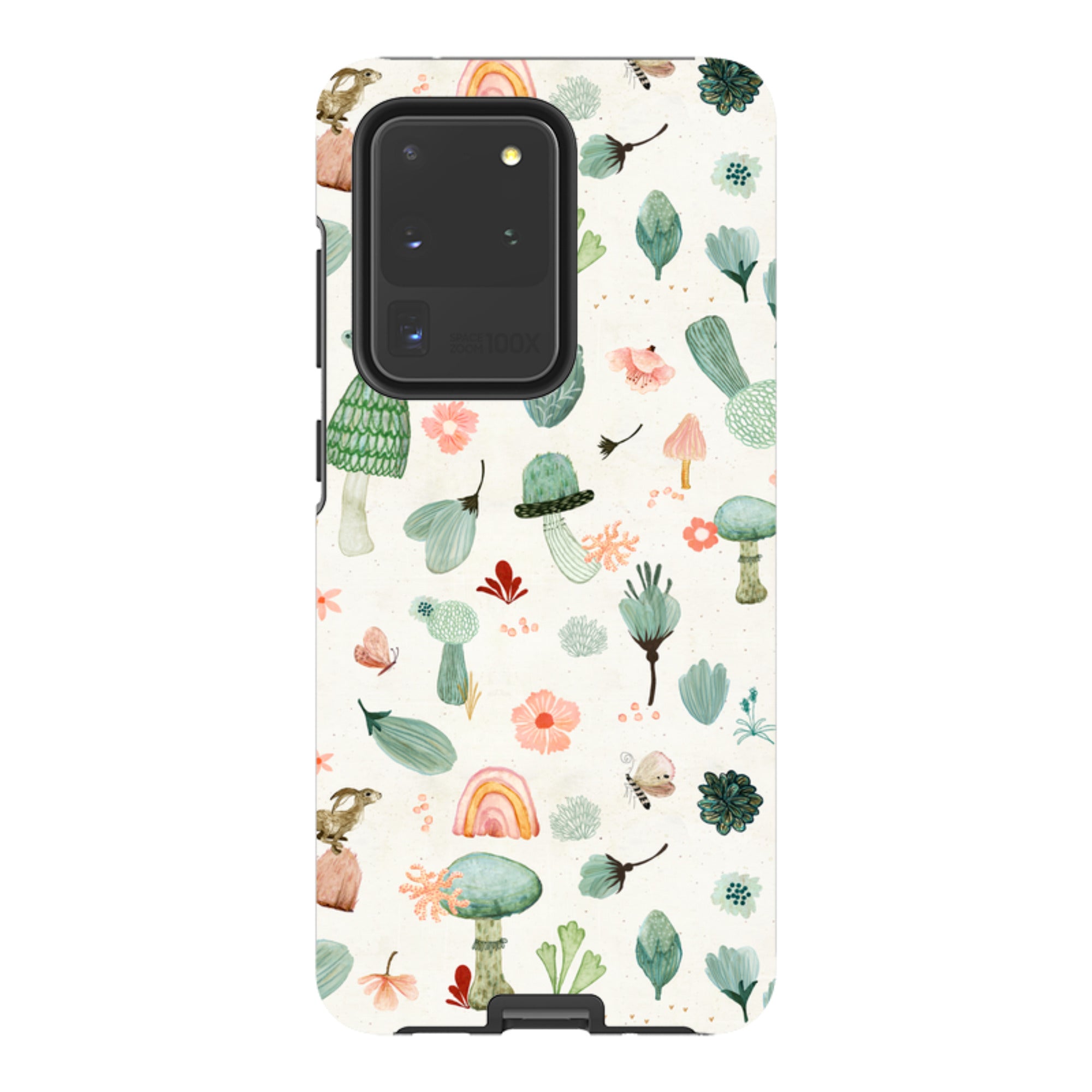 Samsung Tough Case - Mushroom World Cream By Katherine Quinn