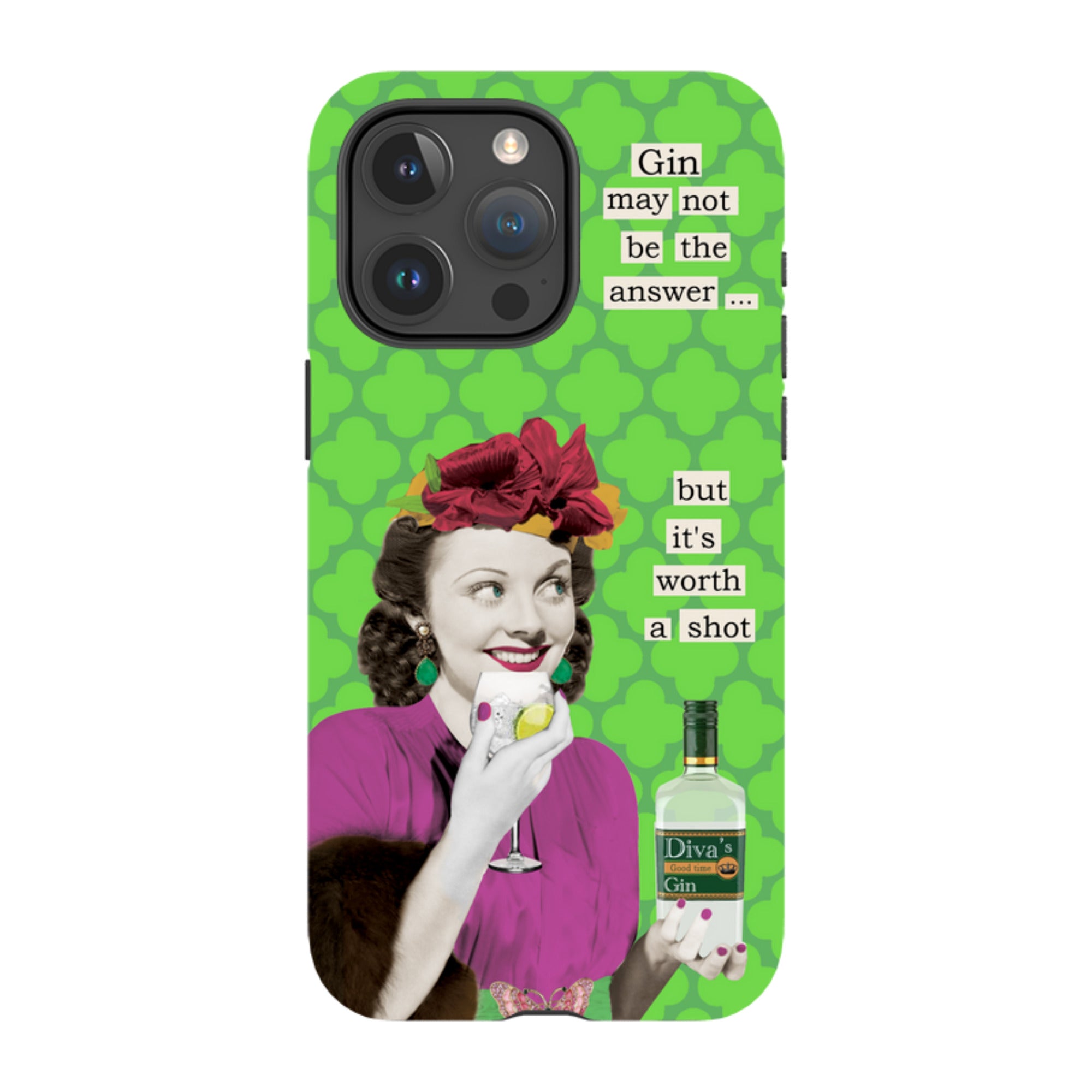 iPhone Tough Case - Gin By Clare Jordan