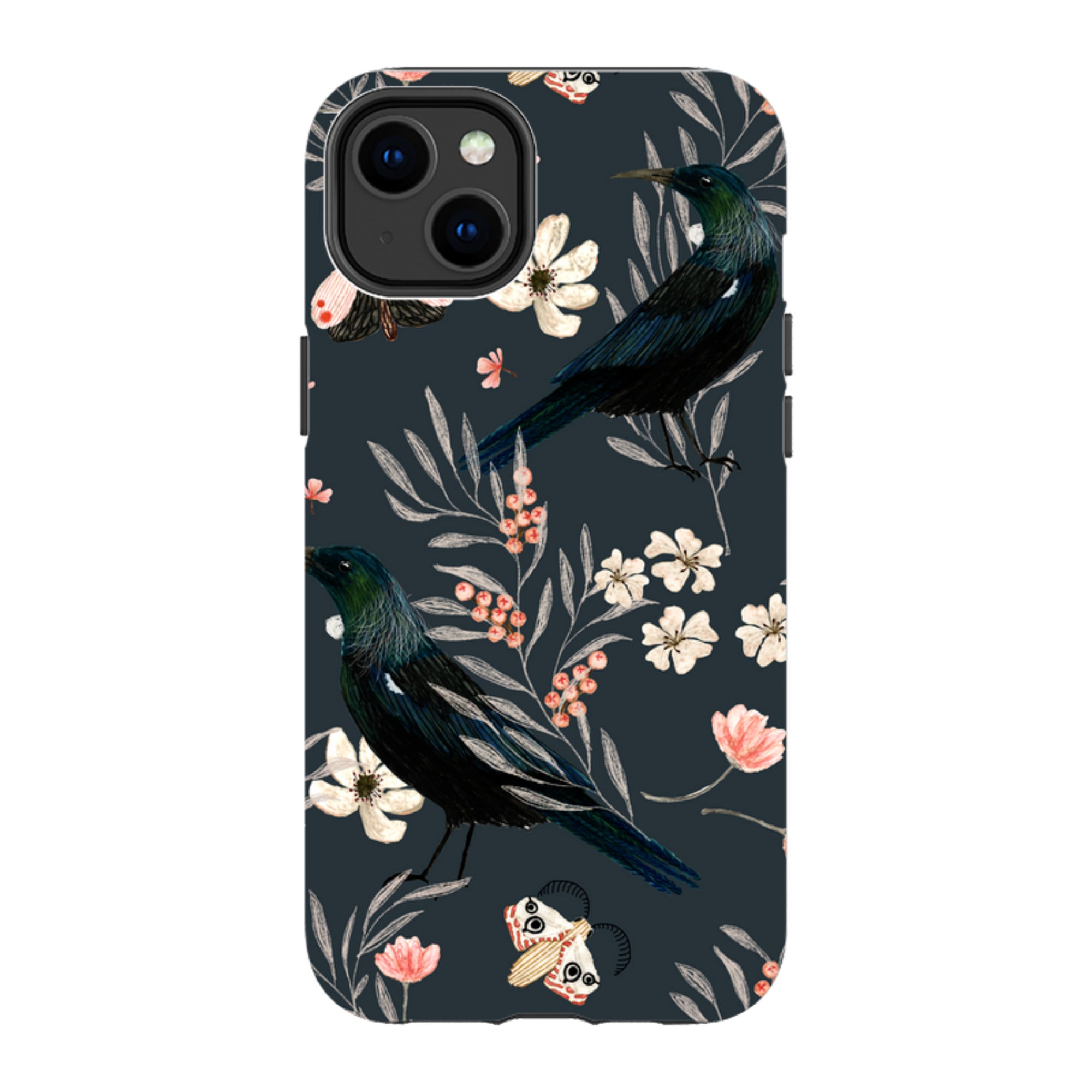 iPhone Tough Case - Moths And Tuis By Katherine Quinn