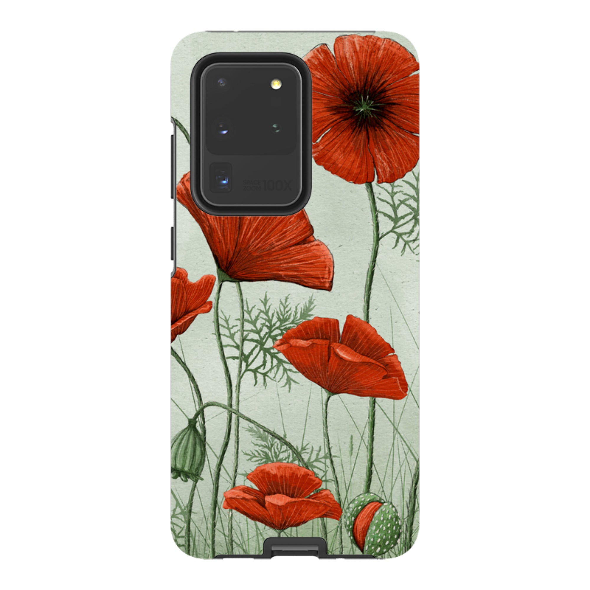 Samsung Tough  Case - Poppies By Maja Lindberg