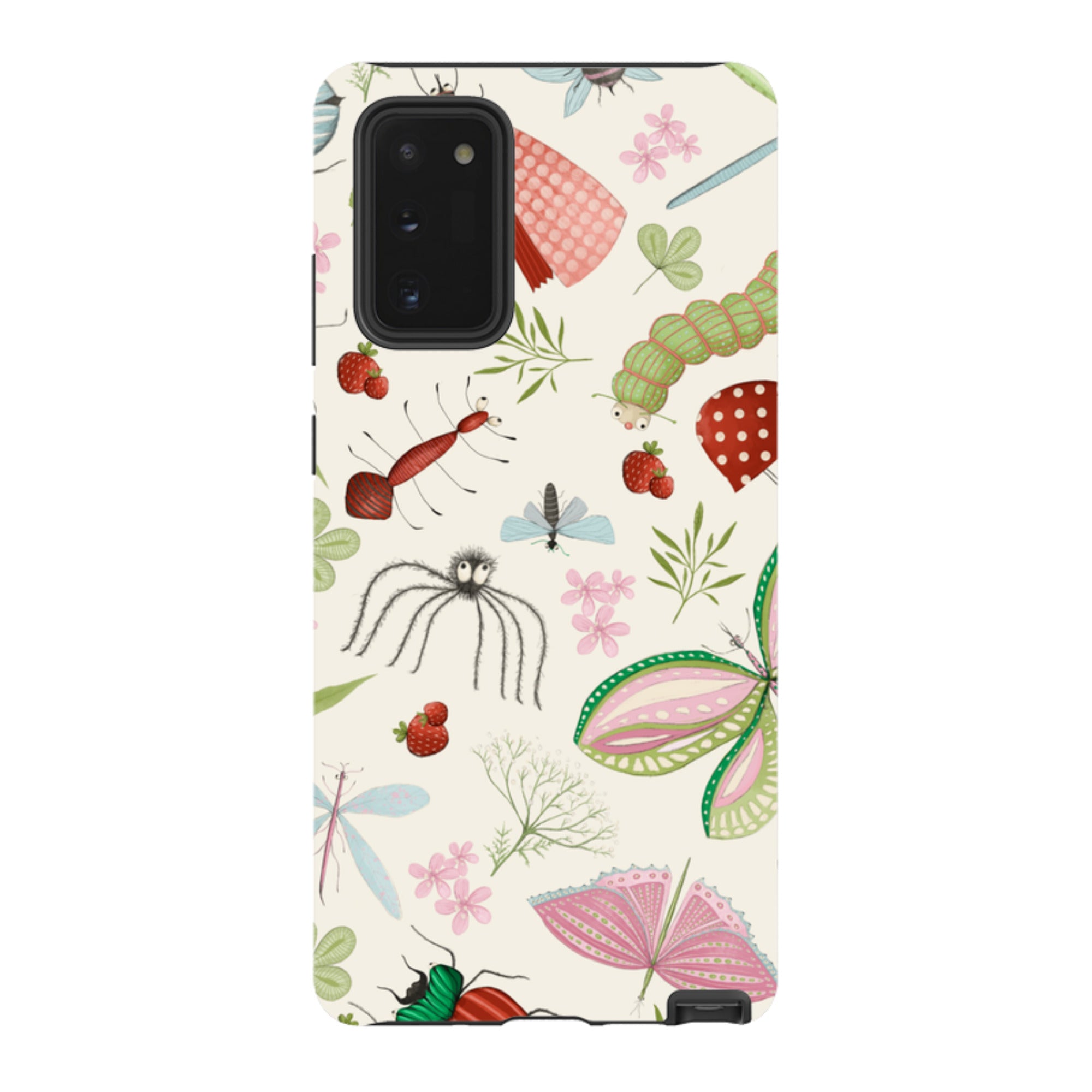 Samsung Tough Case - Insects Pattern By Maja Lindberg