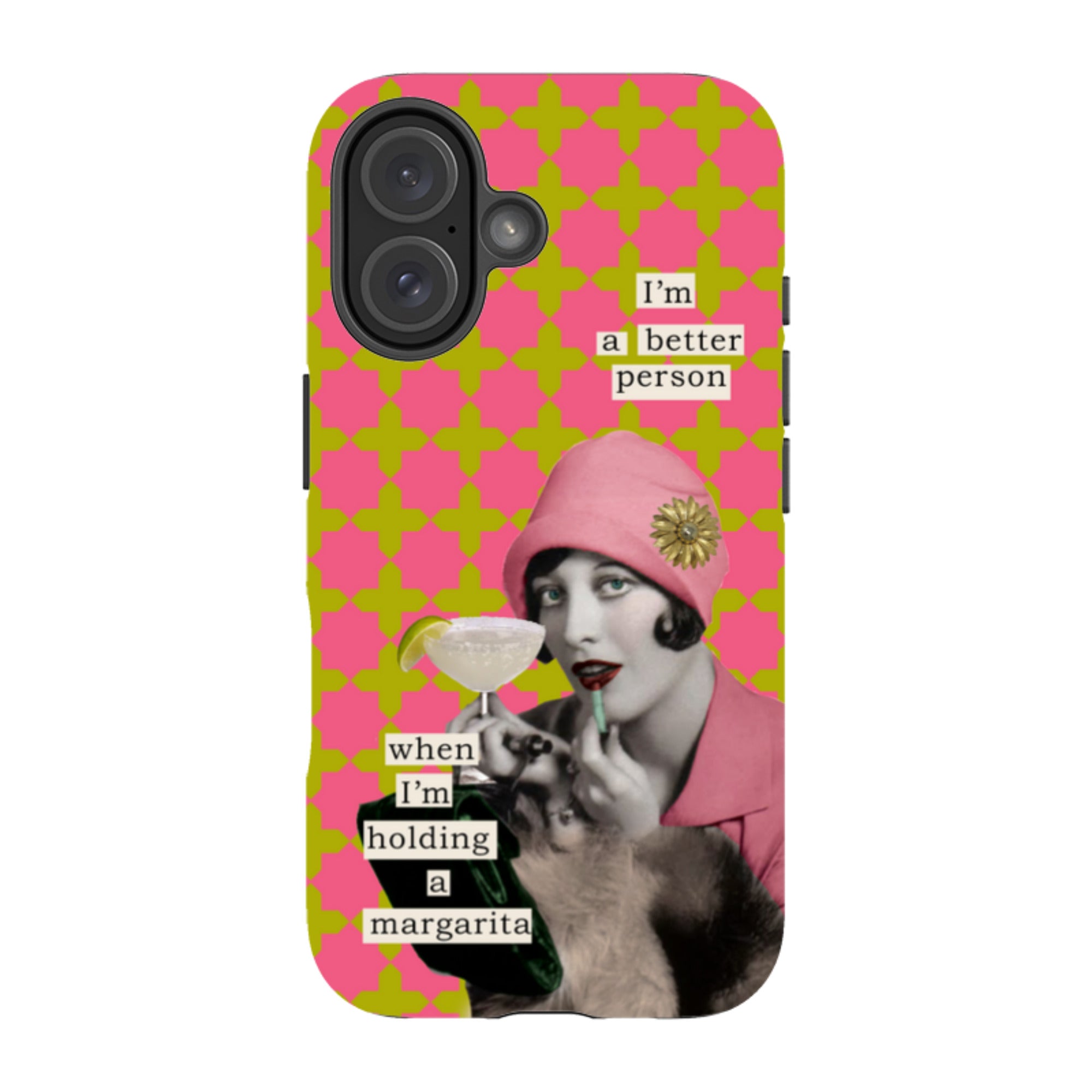 iPhone Tough Case - I'm A Better Person By Clare Jordan