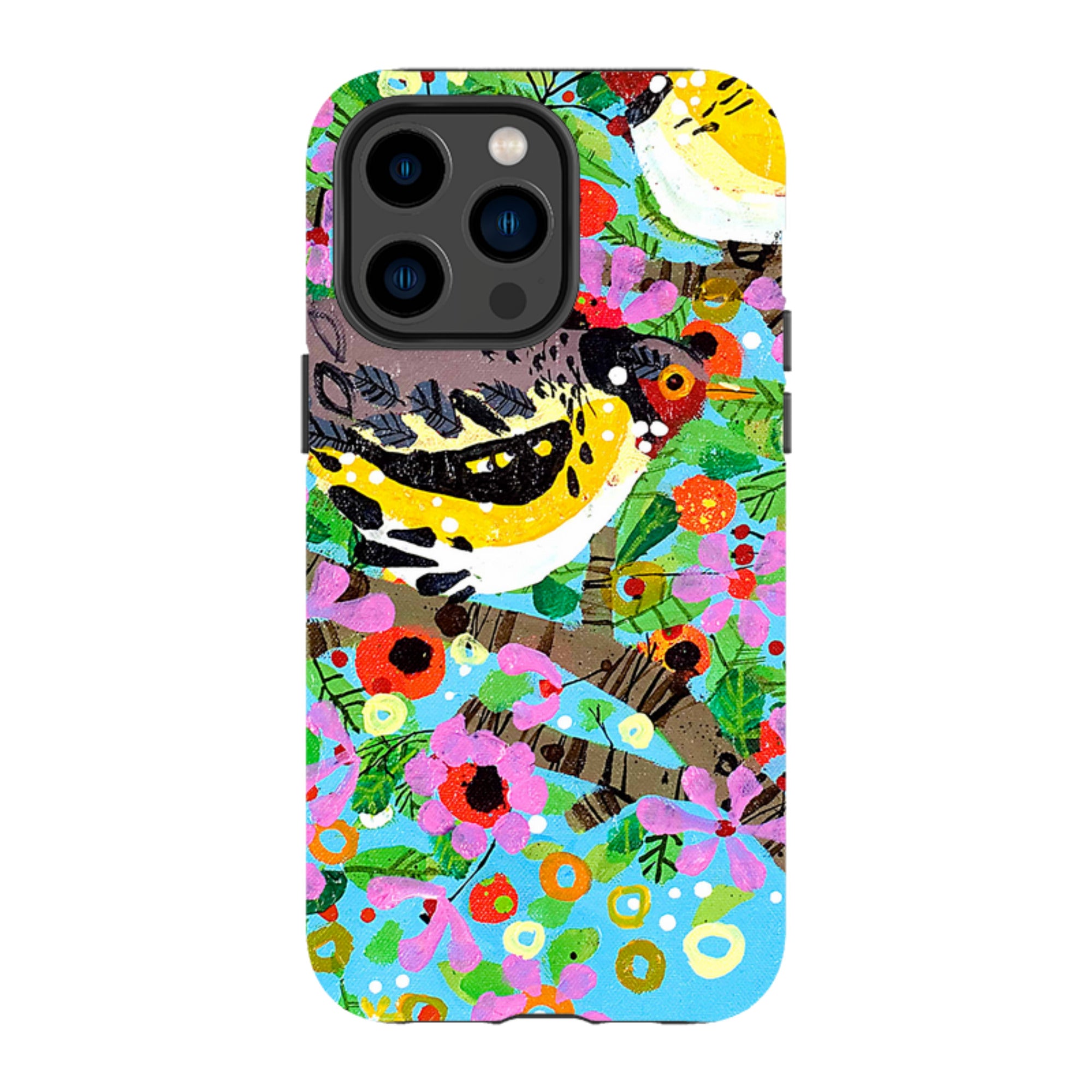 iPhone Tough Case - Finches By Claire West