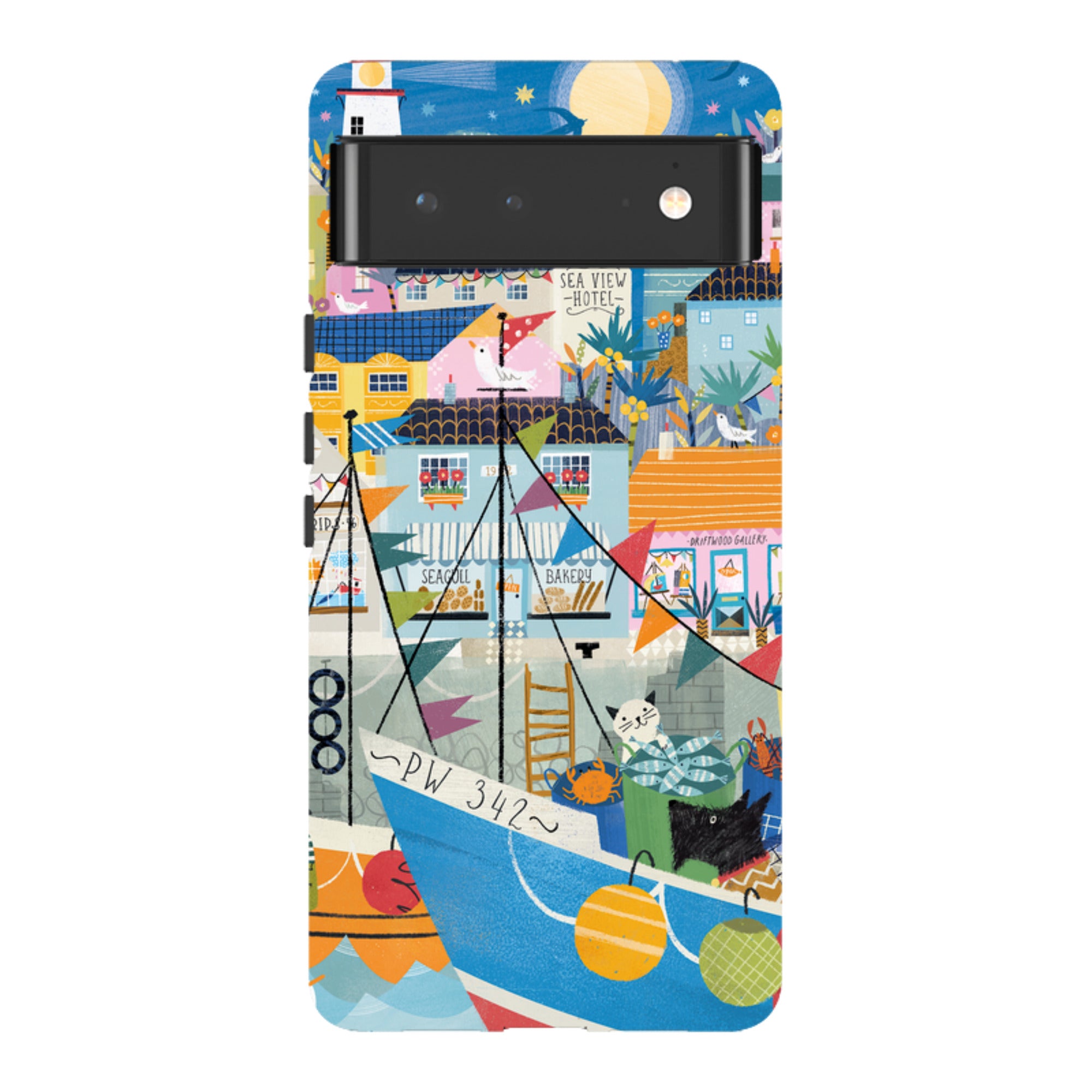 Google Tough Case - Night Harbour 1 By Ali Brookes