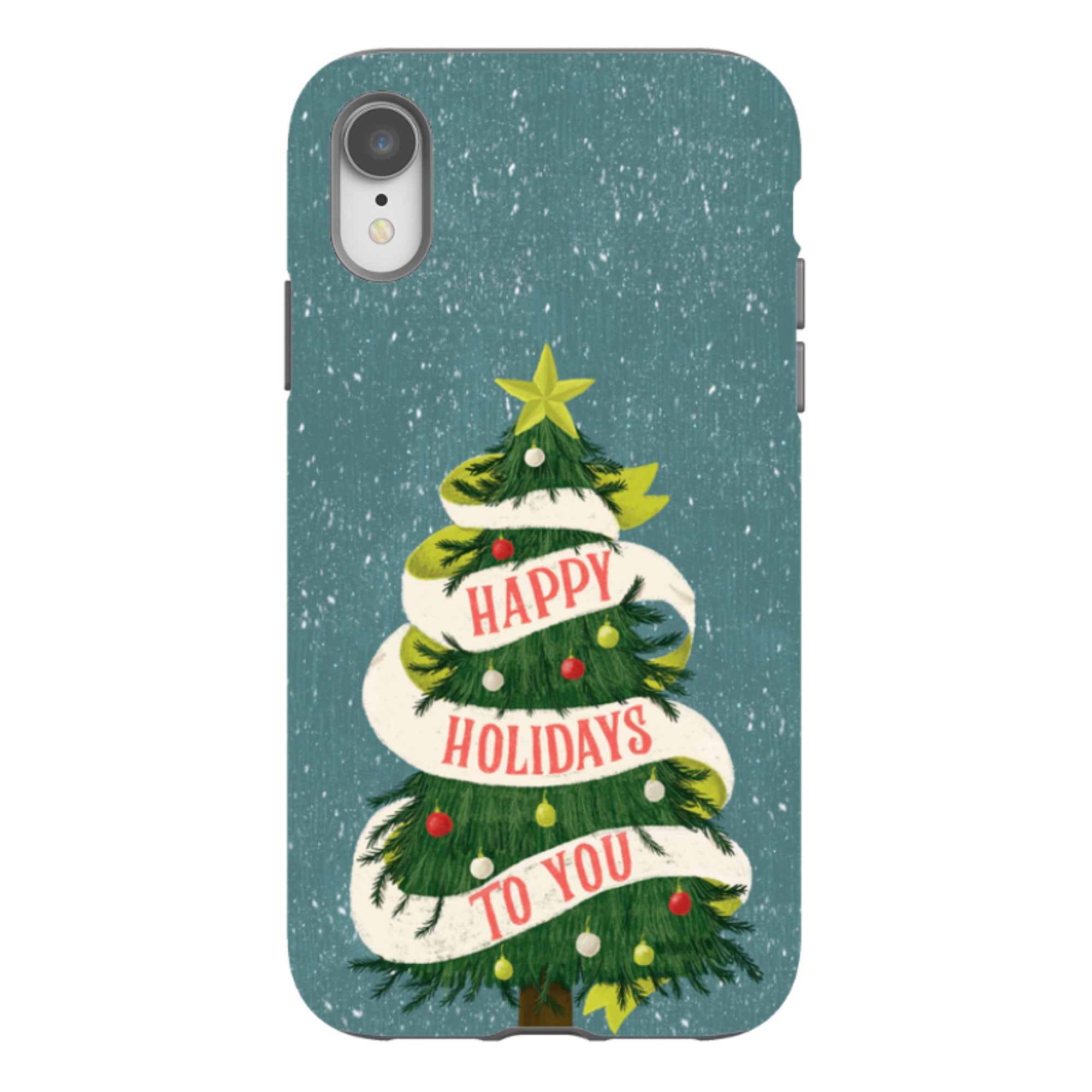 iPhone Tough Case - Happy Holidays By Abby Jacobs