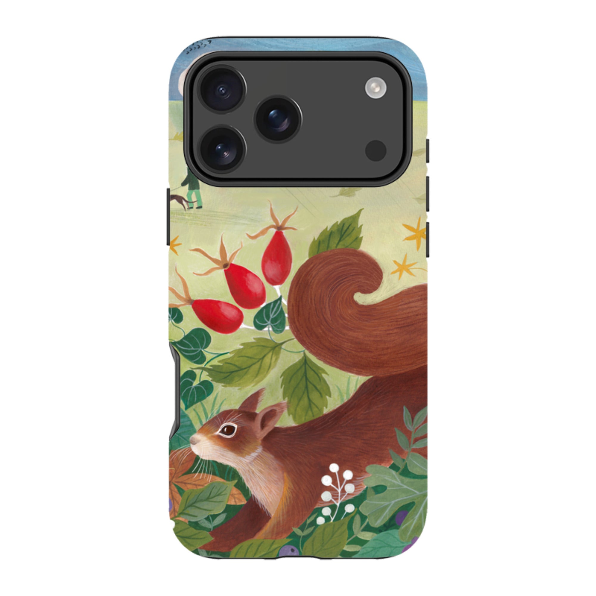 iPhone Tough Case - Autumn Squirrel By Bex Parkin