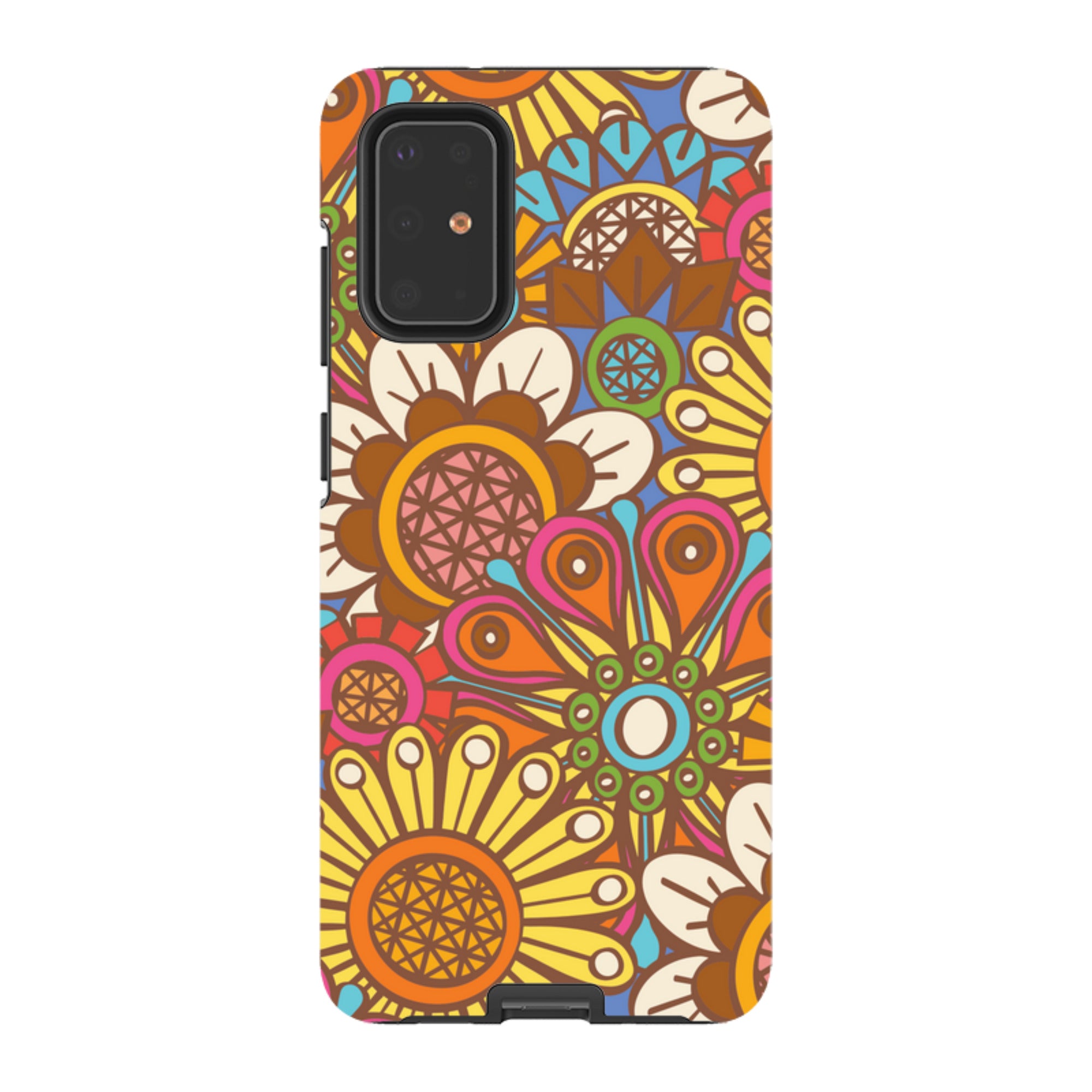 Samsung Tough Case - Retro Posy Brights By Amelia Bowman