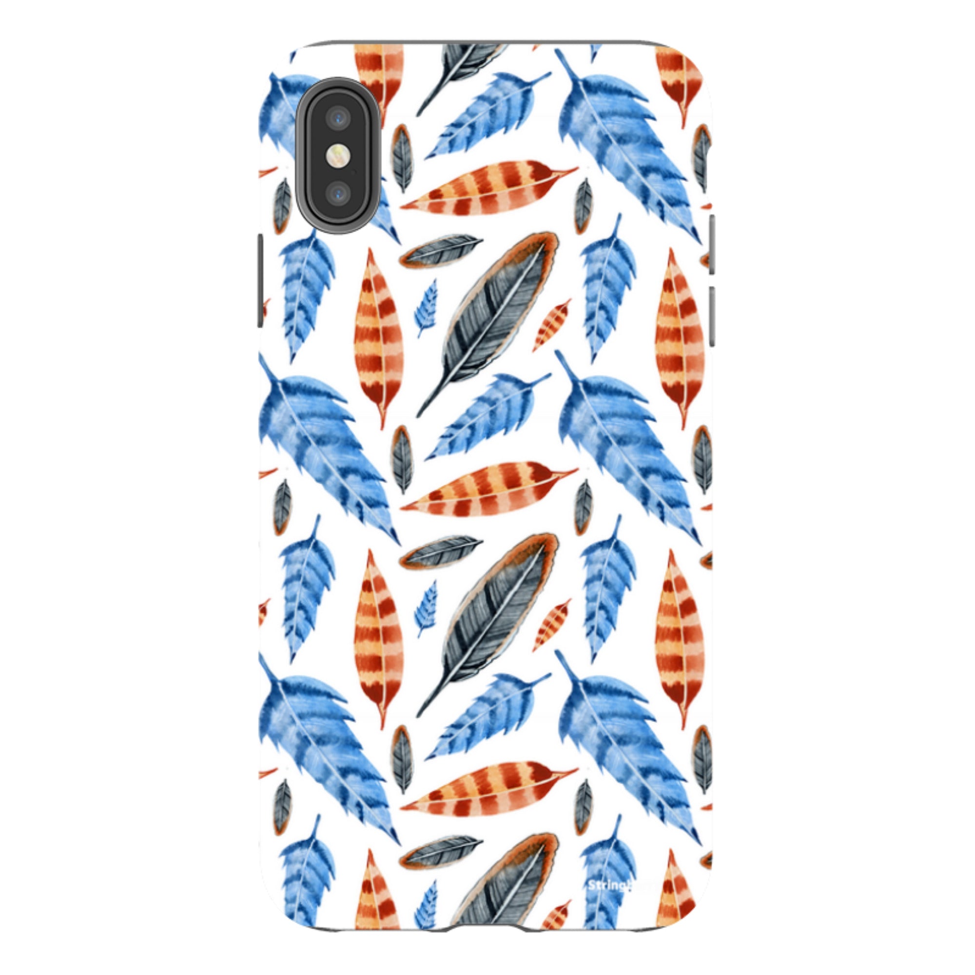 iPhone Tough Case - Multi Feathers