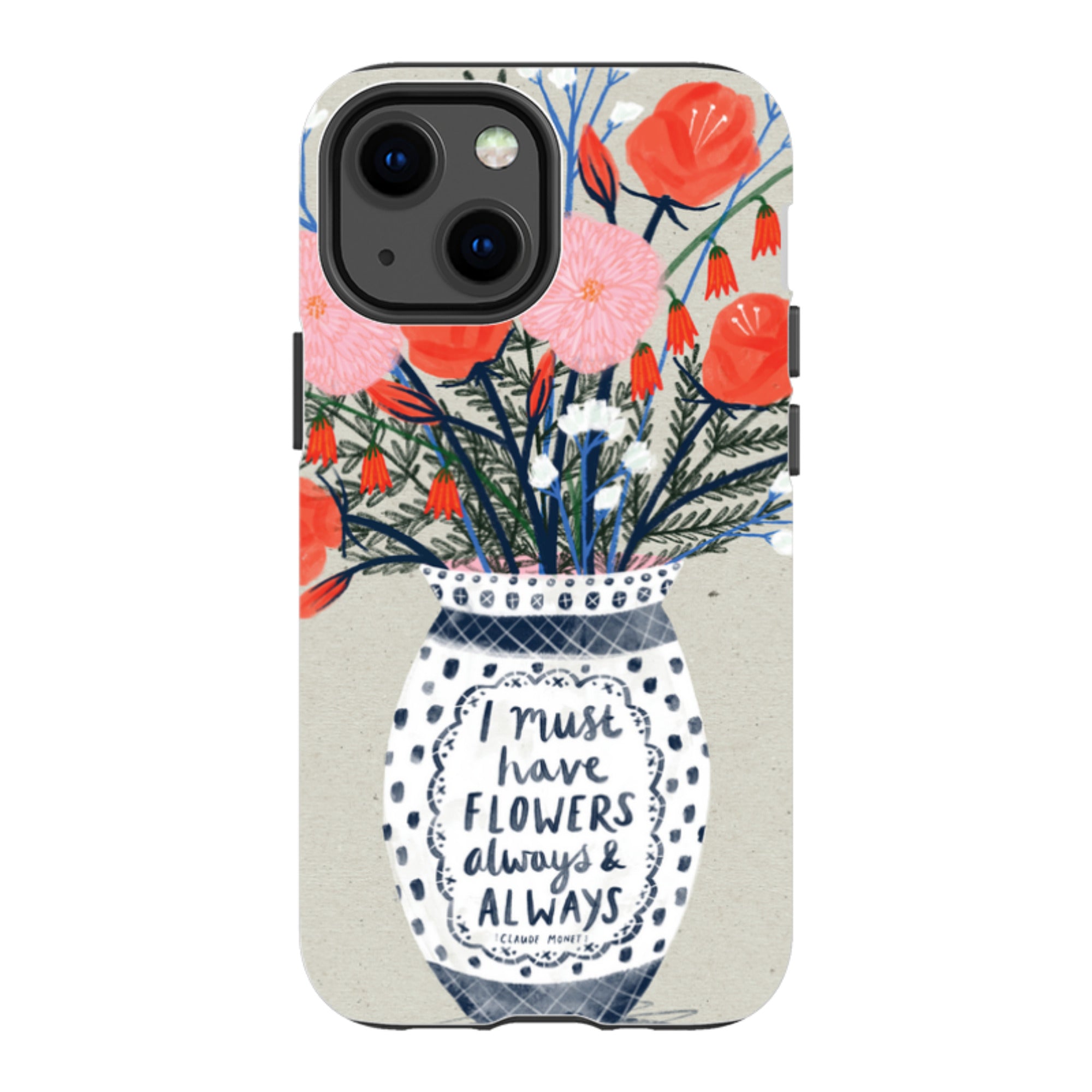iPhone Tough Case - Flowers Always By Lee Foster Wilson