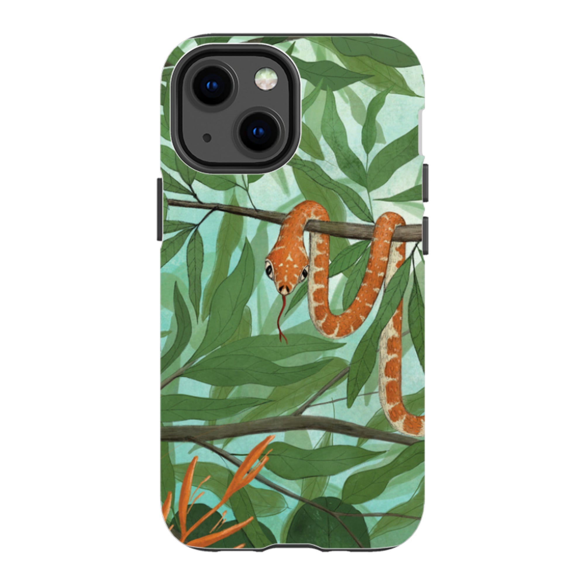 iPhone Tough Case - Snake By Maja Lindberg