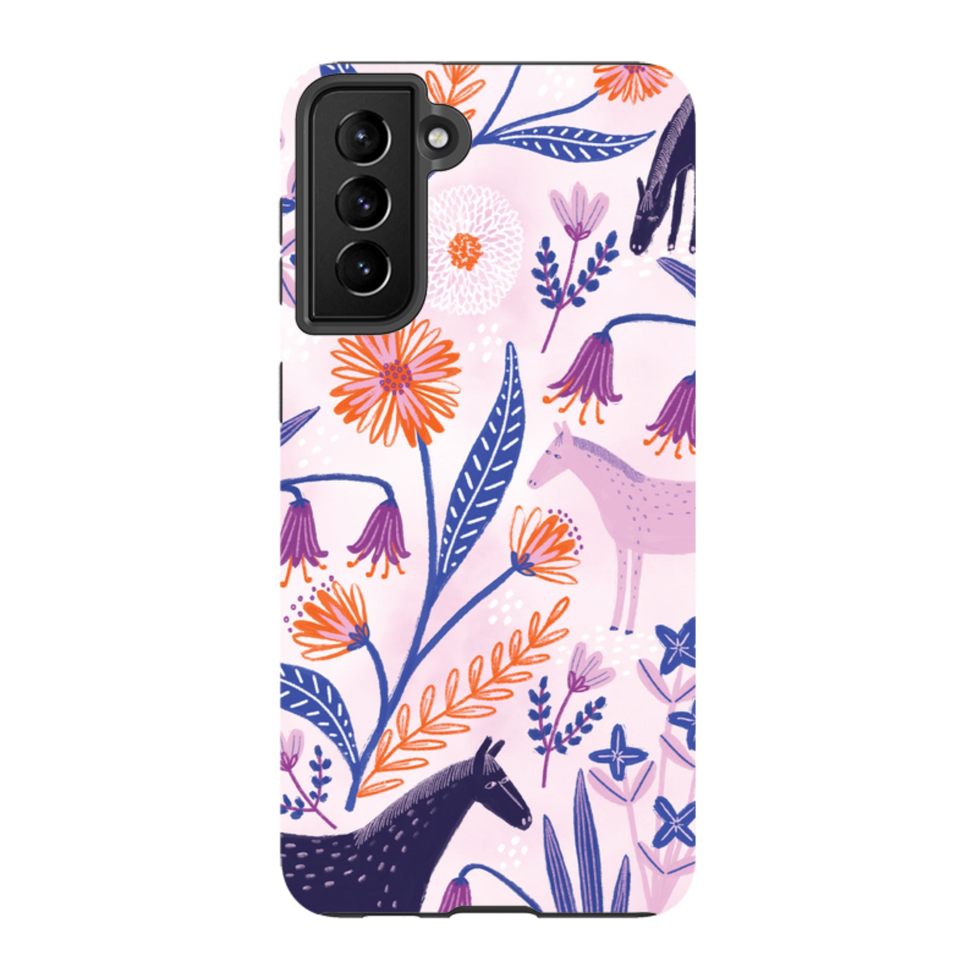 Samsung Tough Case - Wild Ponies Pink By Lee Foster Wilson