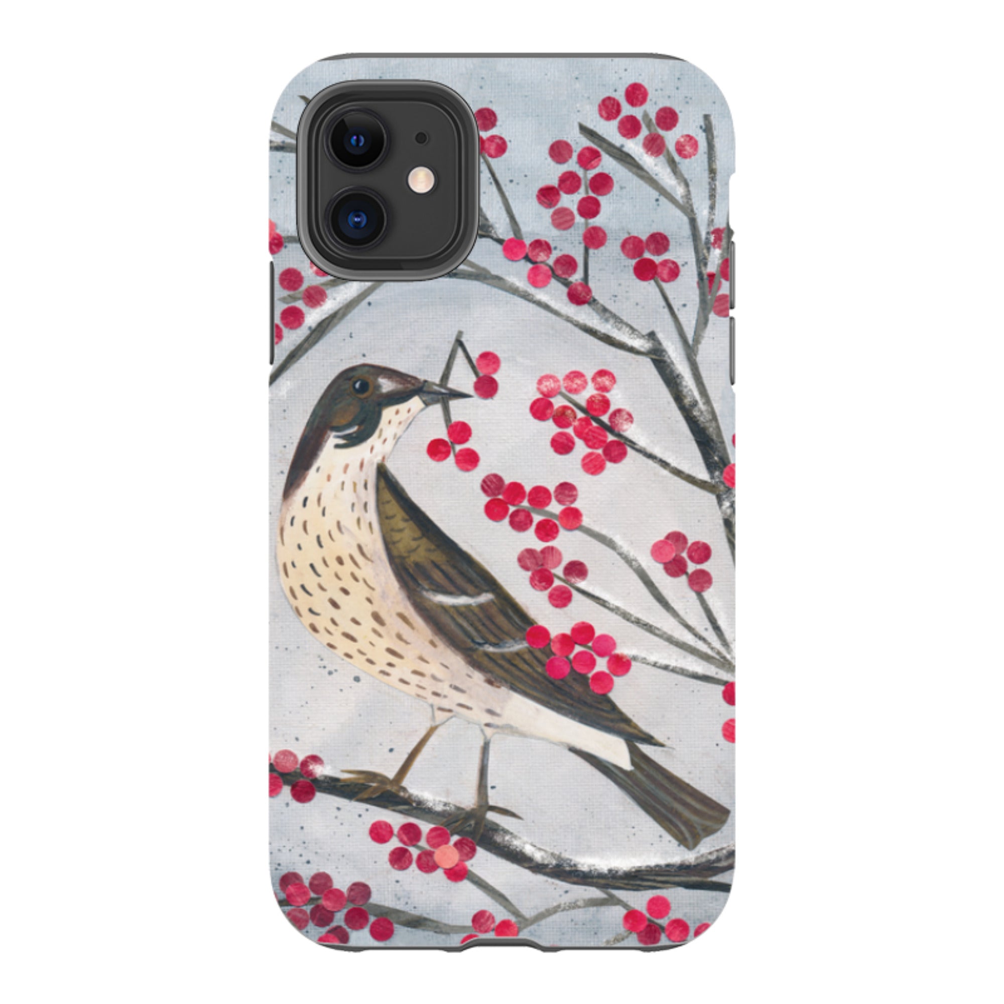 iPhone Tough Case - Mistle Thrush By Tracey English