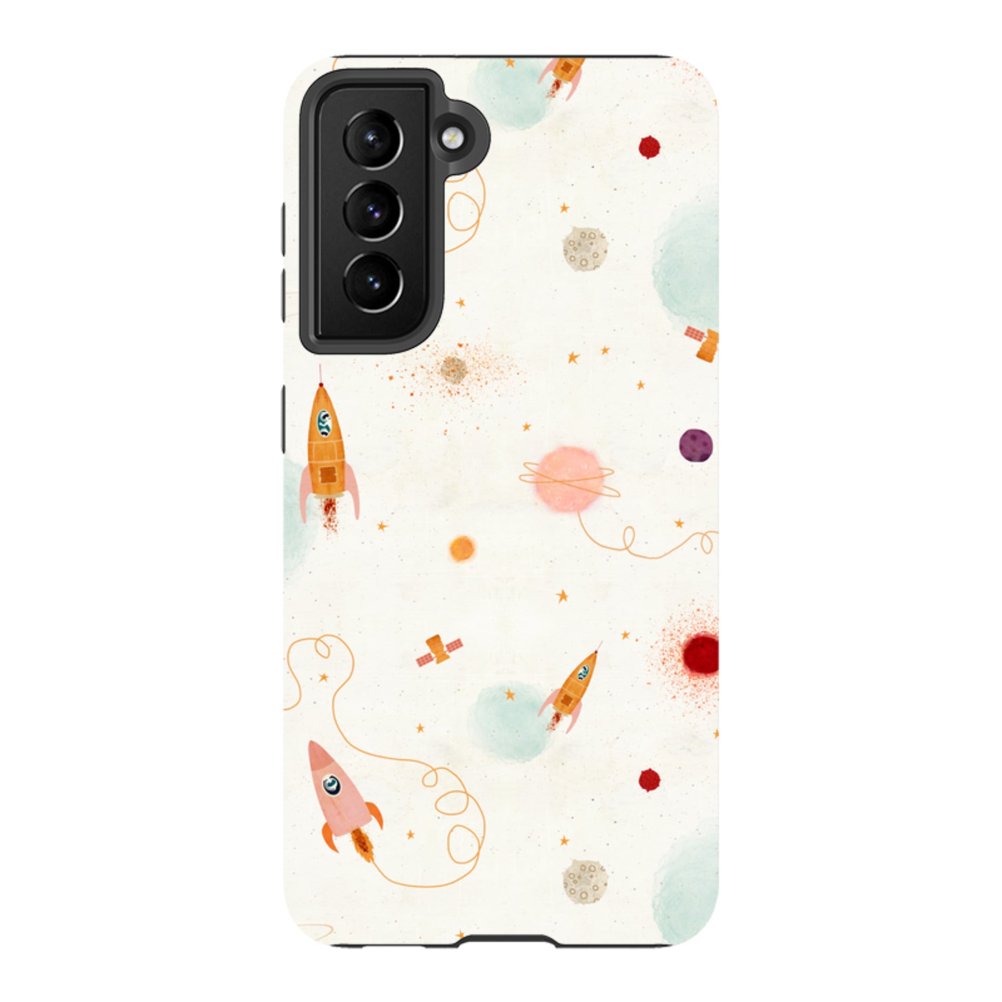 Samsung Tough Case - Rockets Cream By Katherine Quinn