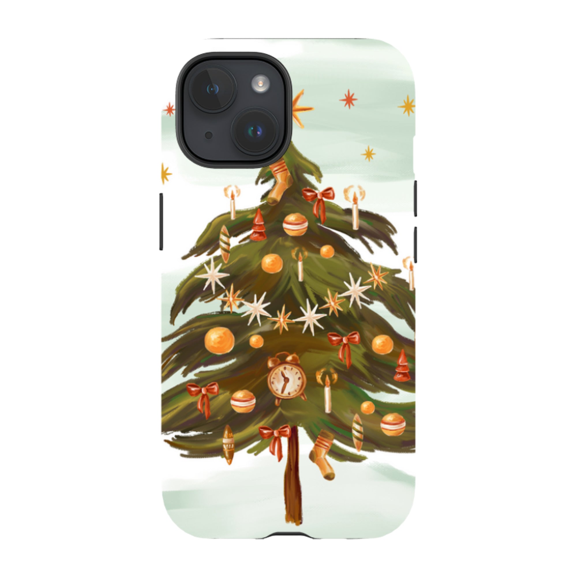iPhone Tough Case - Outdoor Xmas Tree