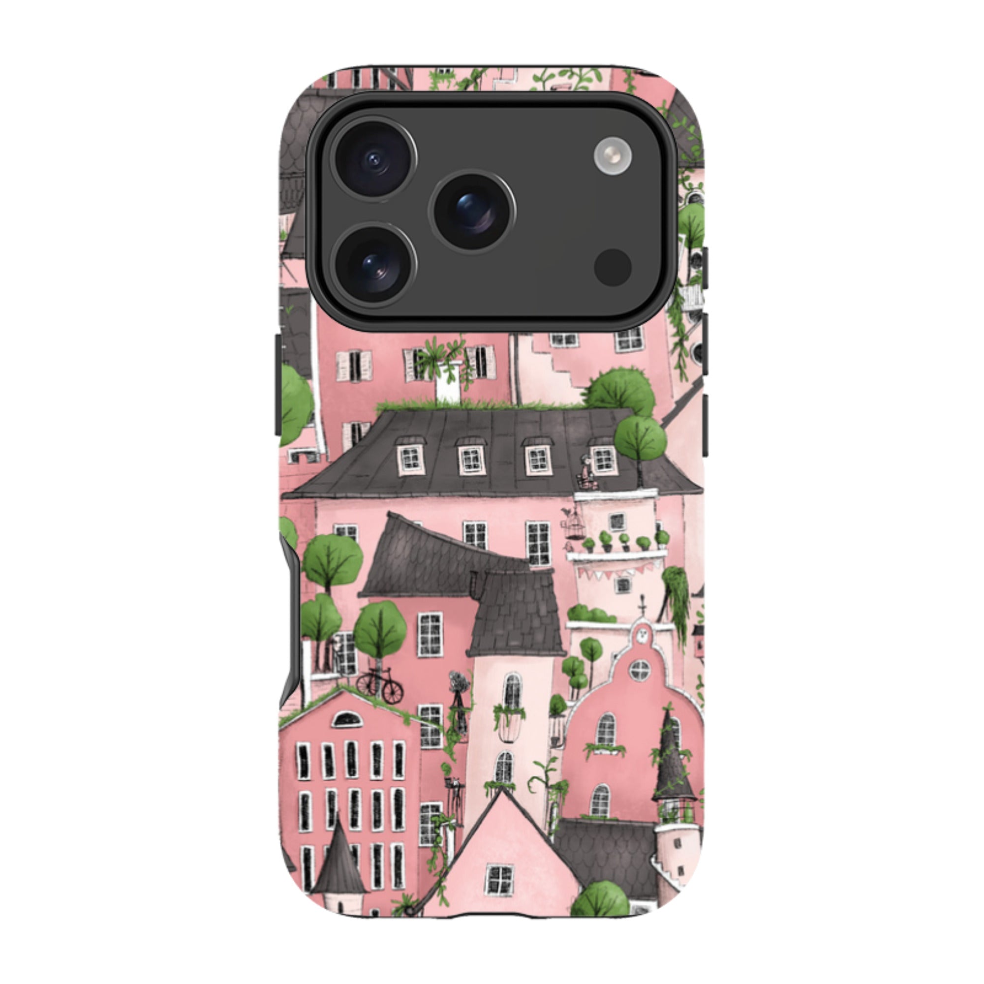 iPhone Tough Case - Pink City By Maja Lindberg