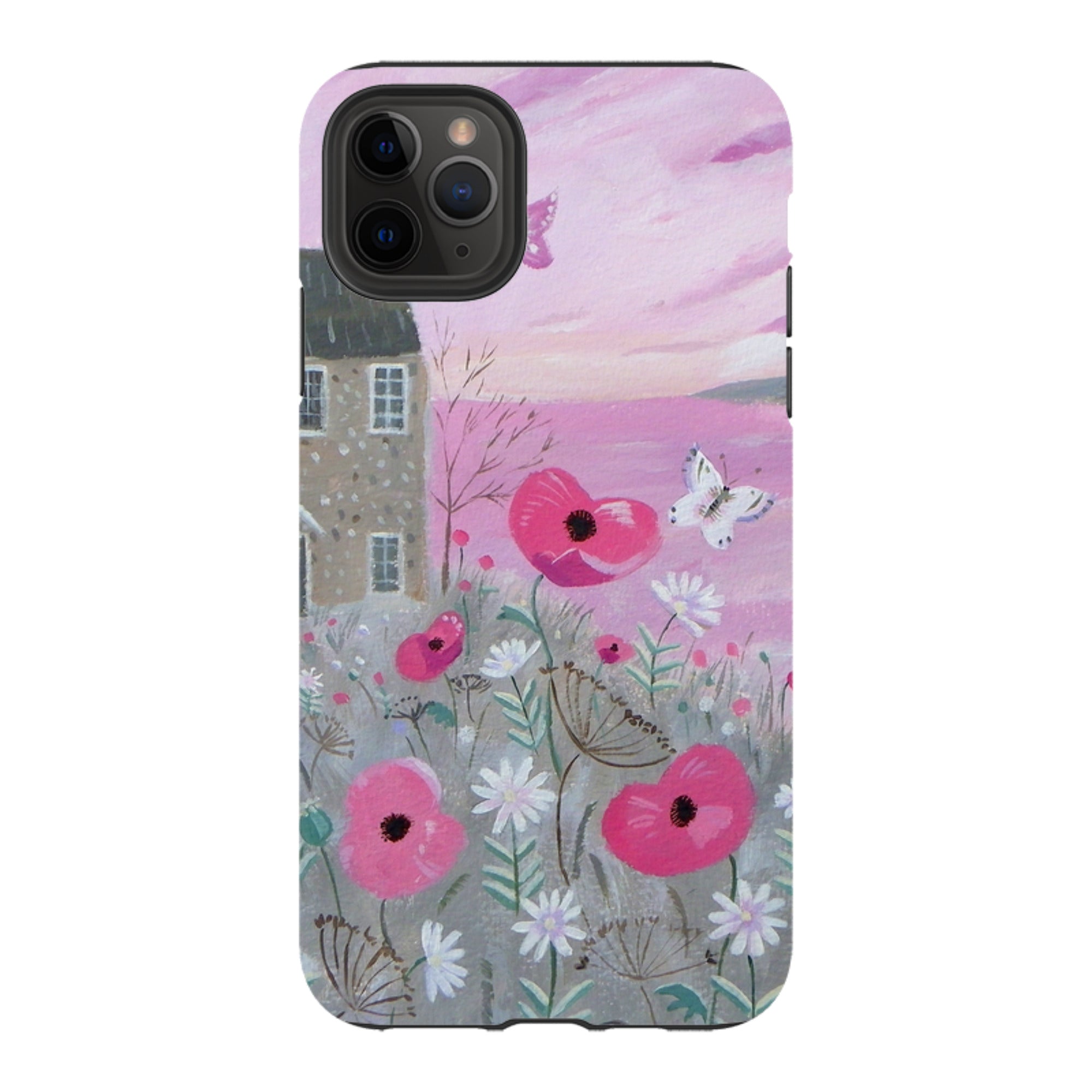 iPhone Tough Case - Seaside Flowers By Mary Stubberfield