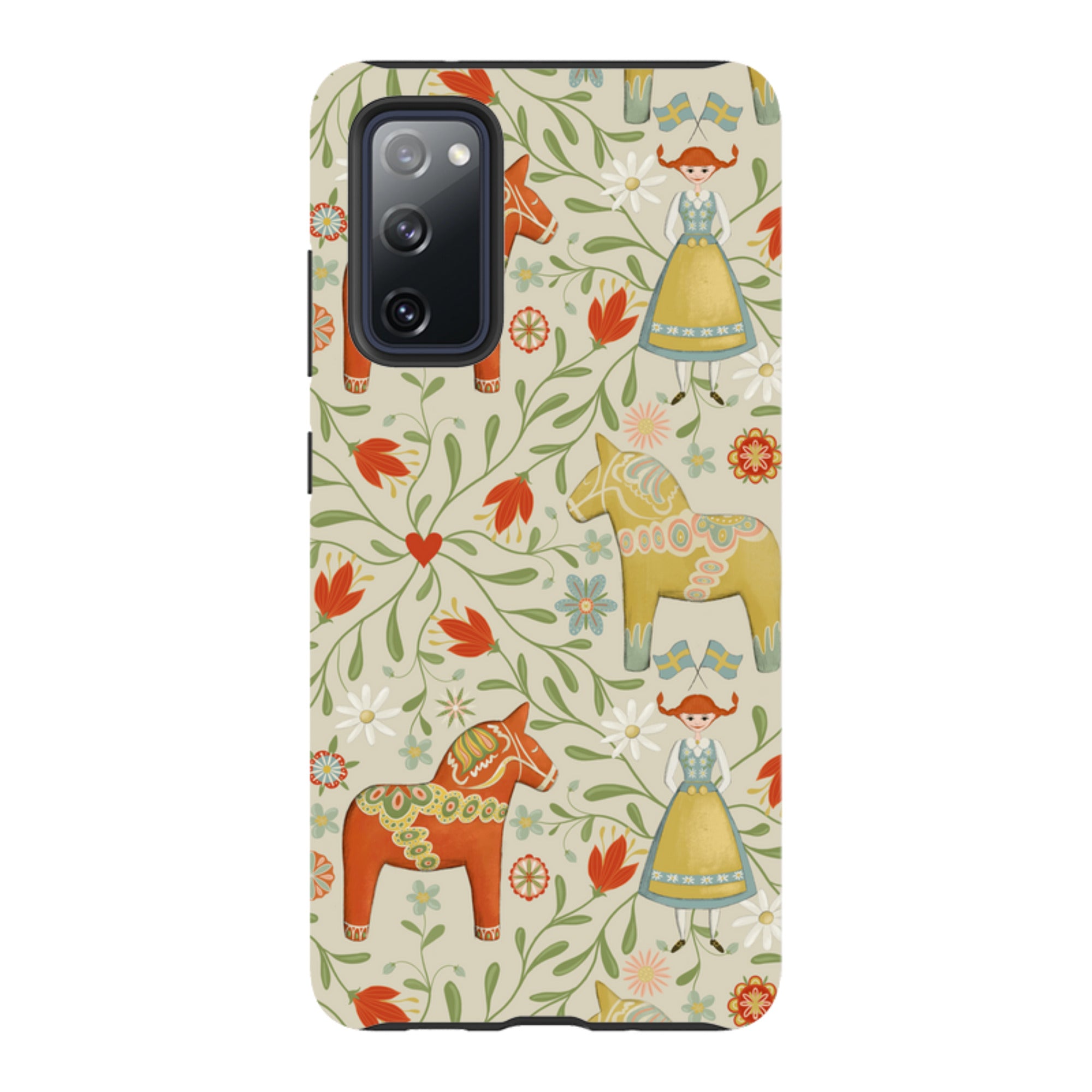 Samsung Tough  Case - Dala Horse By Maja Lindberg