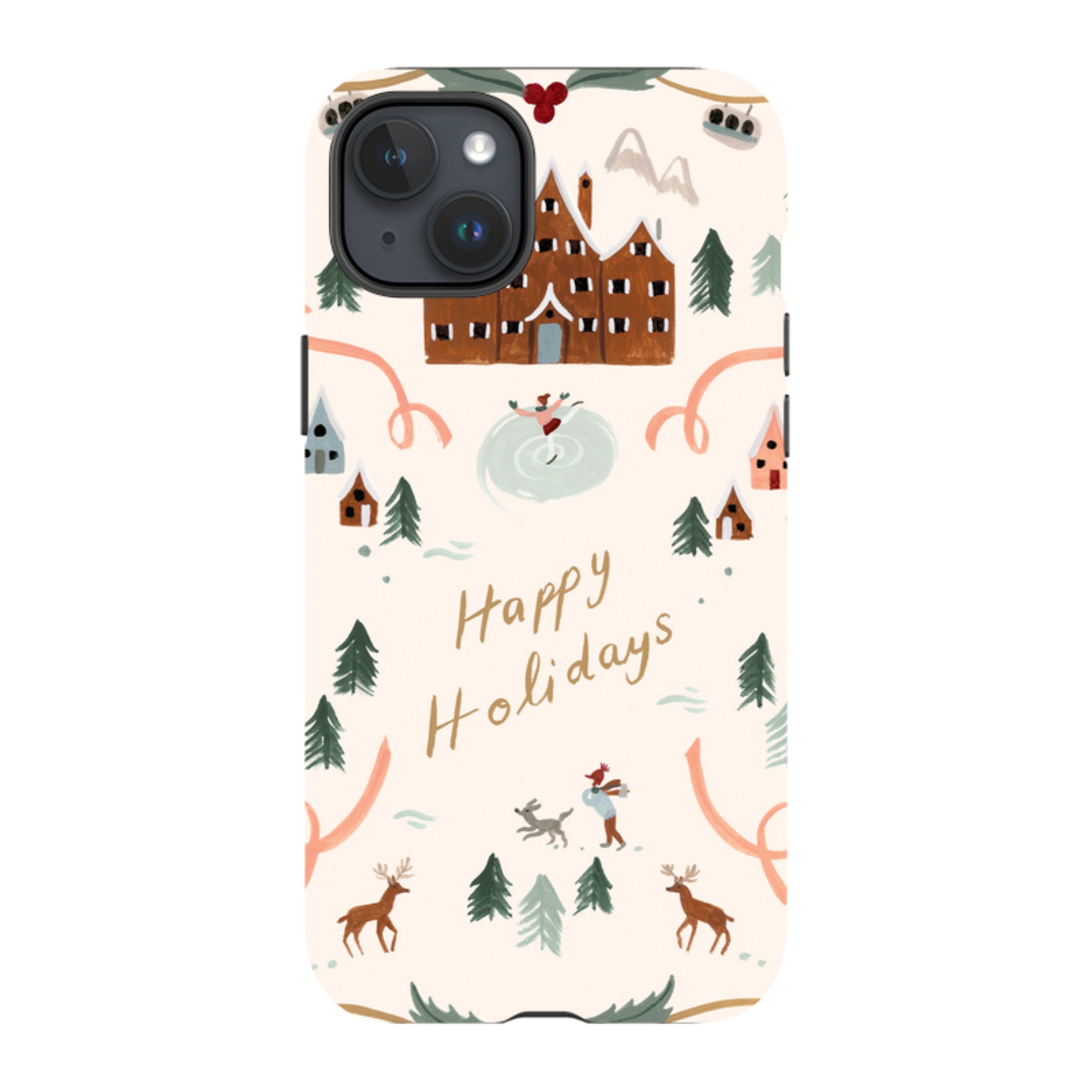 iPhone Tough Case - Happy Holidays By Bex Parkin
