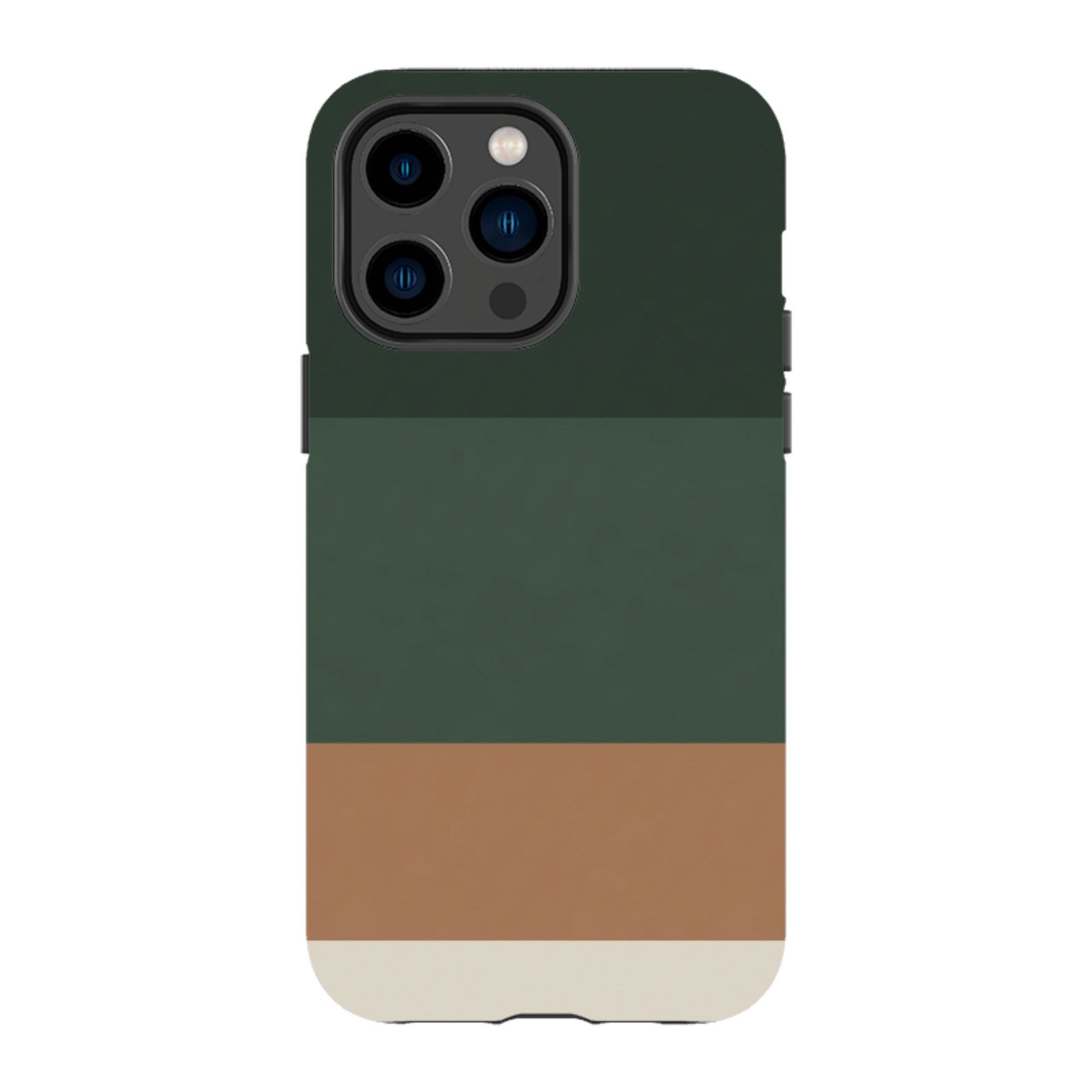 iPhone Tough Case - Terracotta and Green Gradient