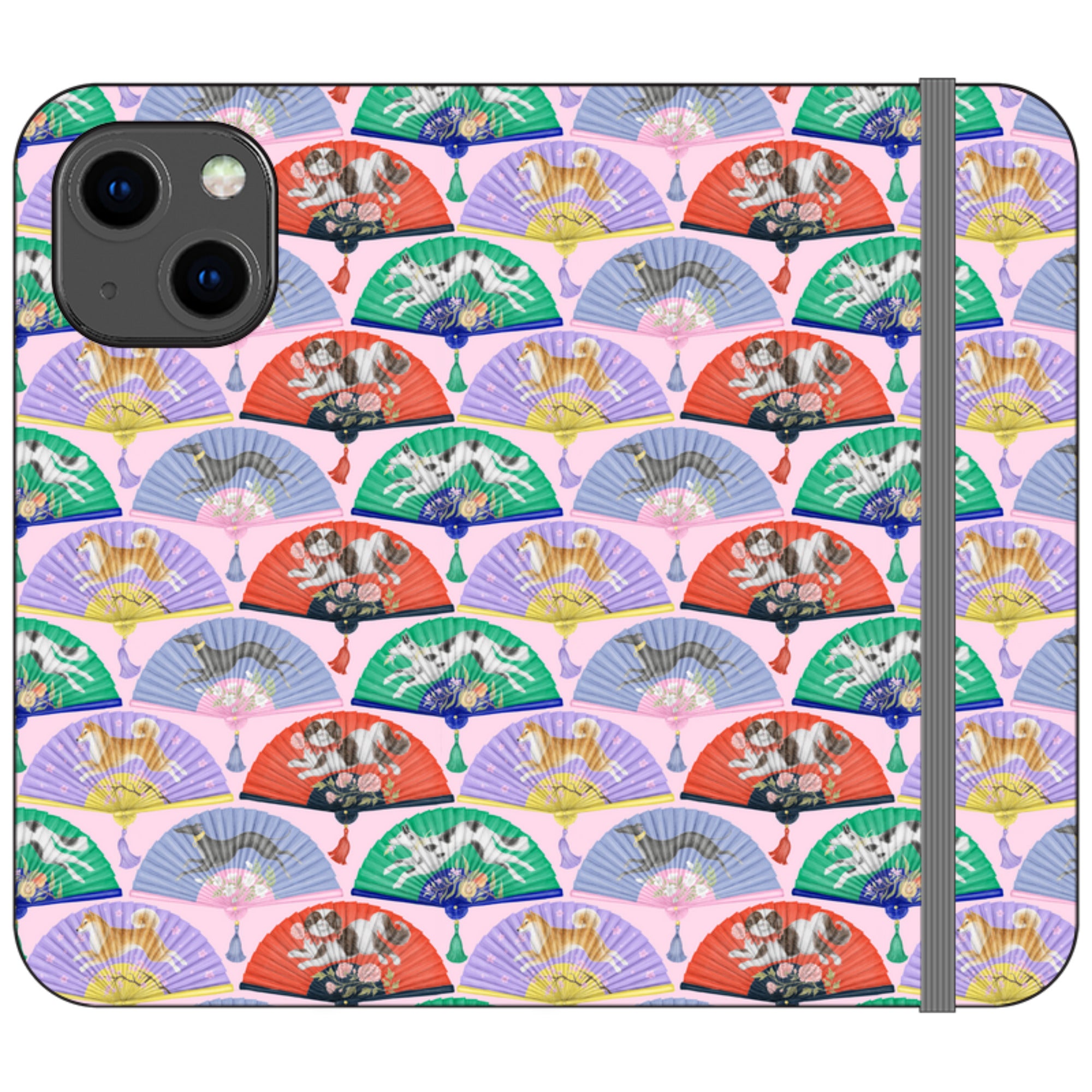 Dog Fan Wallet Case By Catherine Rowe