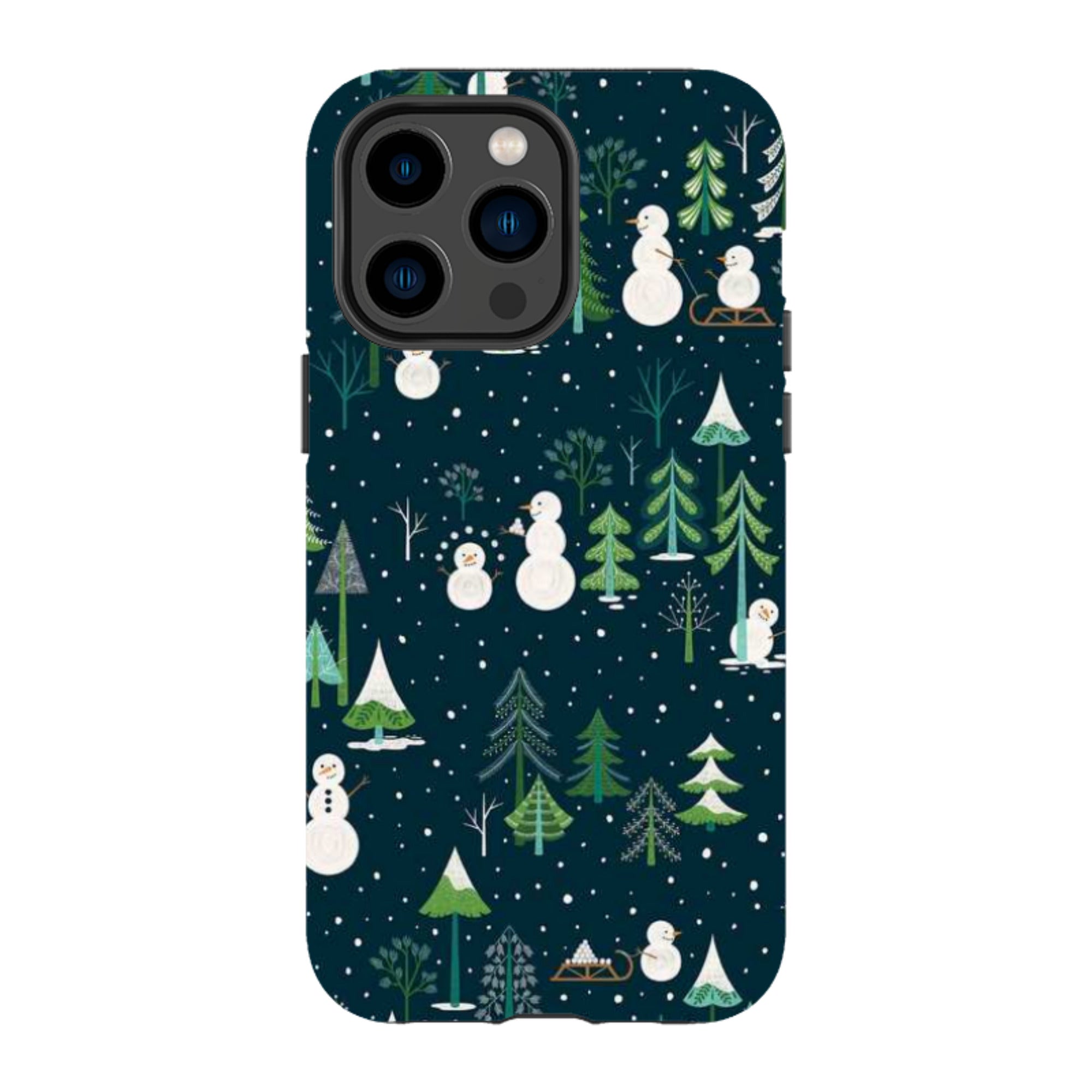 iPhone MagSafe Tough Case -  Snowman Playground By Jenny Zemanek